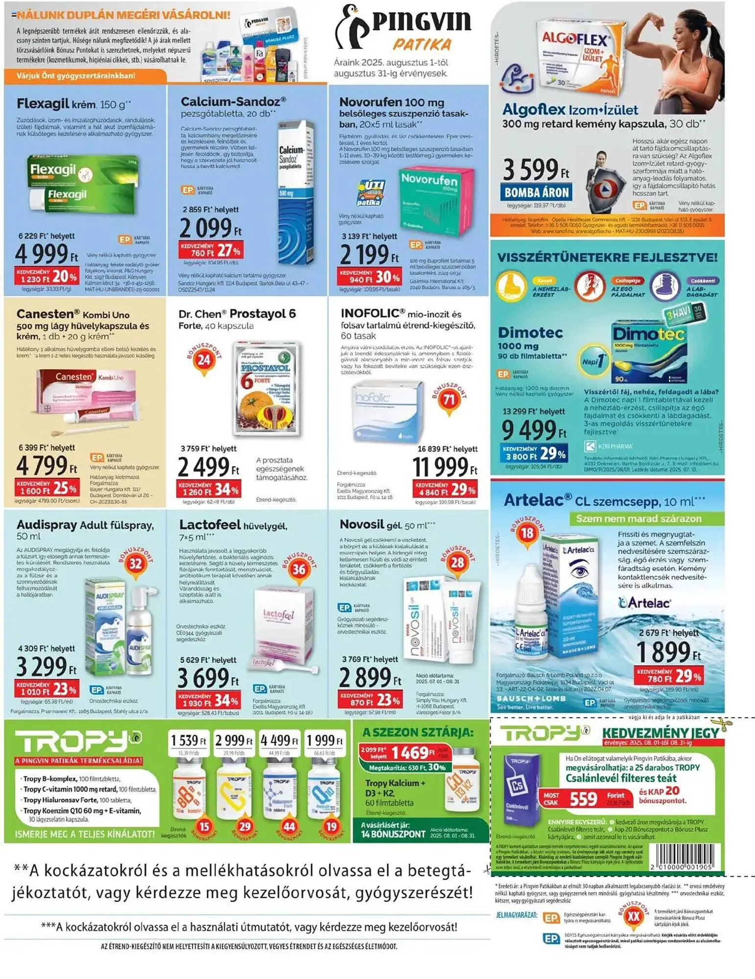 Katalógus Pingvin Patika akciós újság augusztus 1.-tól augusztus 31.-ig 2025. - Oldal 3