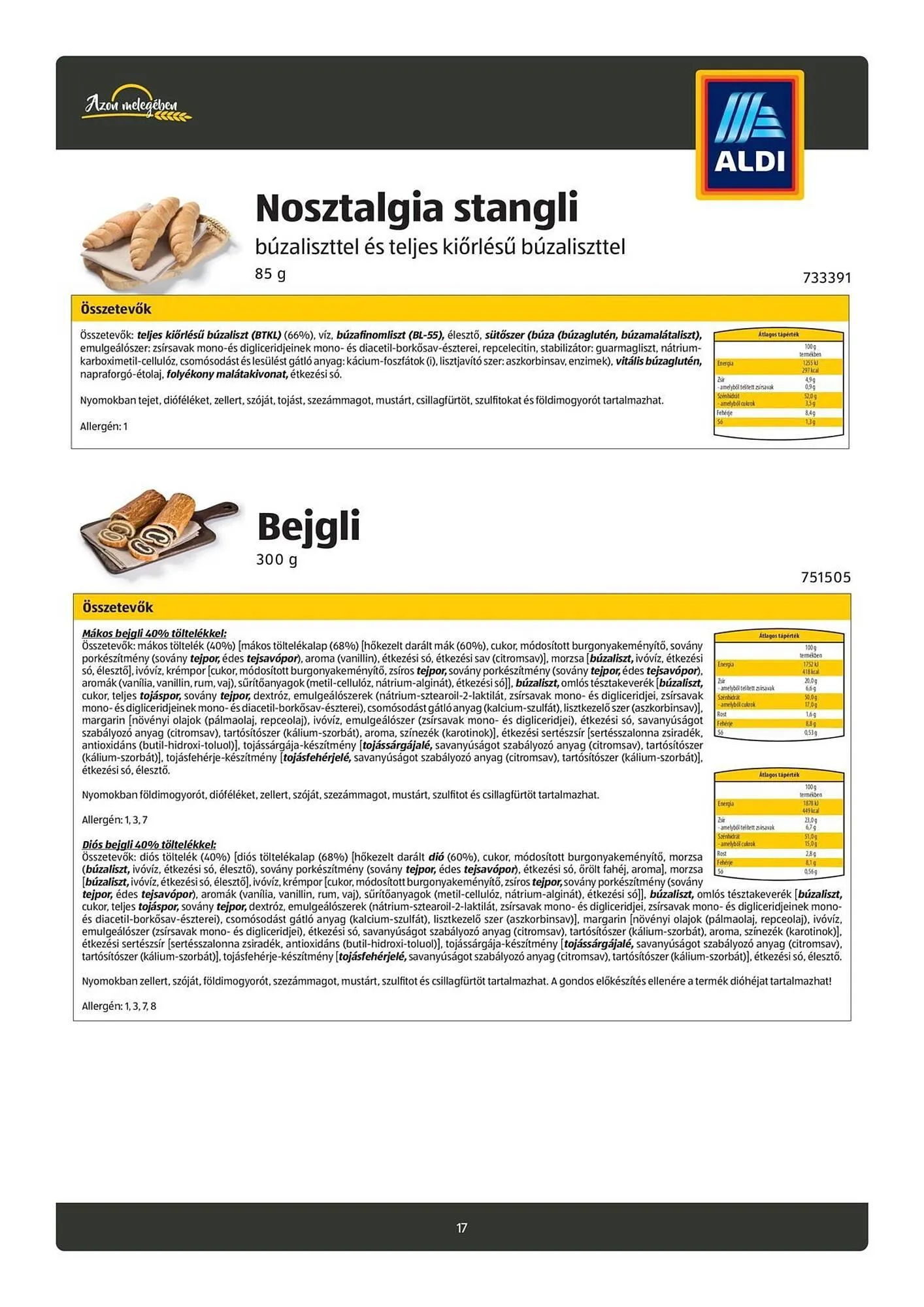 Katalógus ALDI akciós újság november 3.-tól május 12.-ig 2026. - Oldal 17