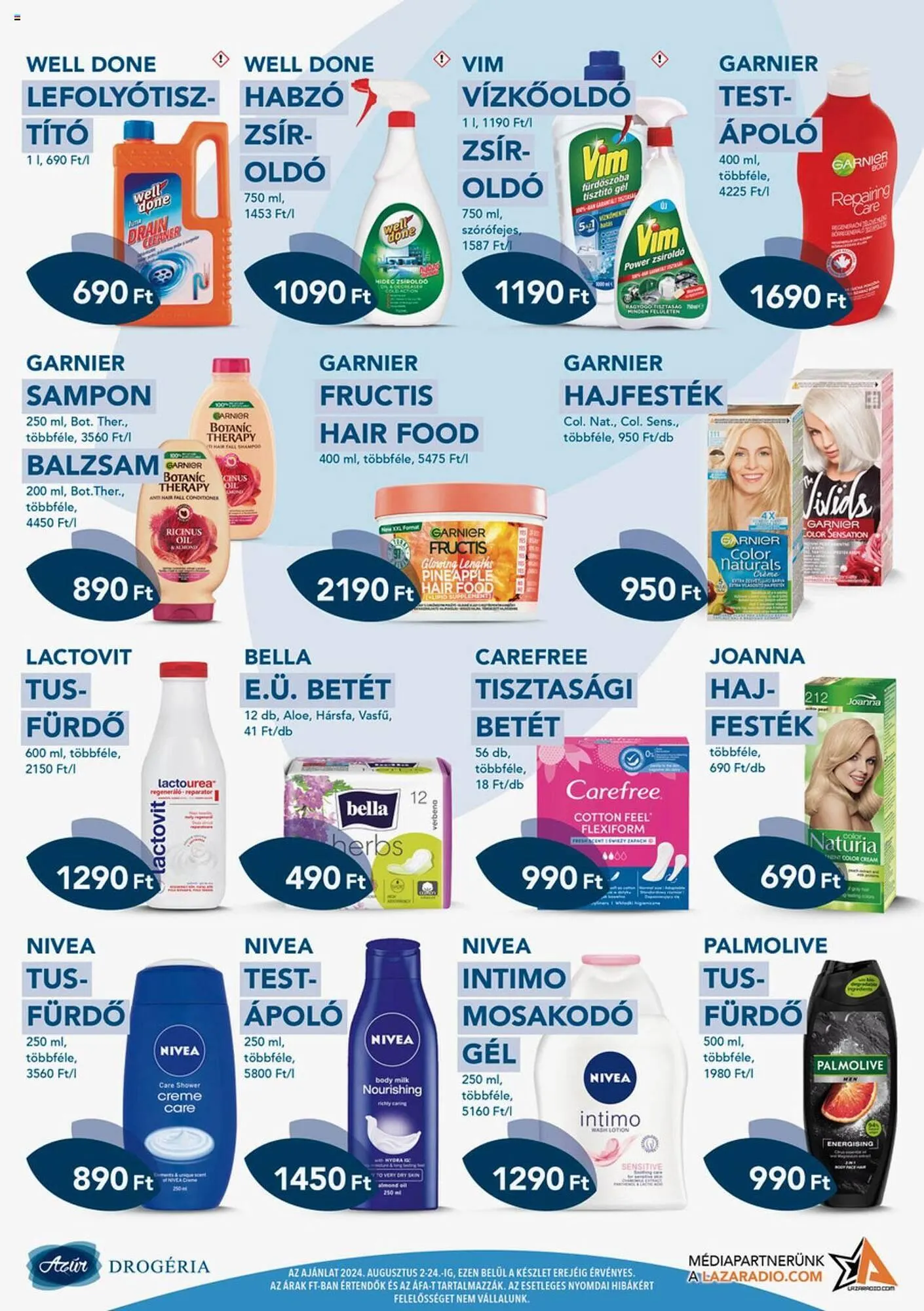 Katalógus Azúr akciós újság augusztus 2.-tól augusztus 24.-ig 2024. - Oldal 3
