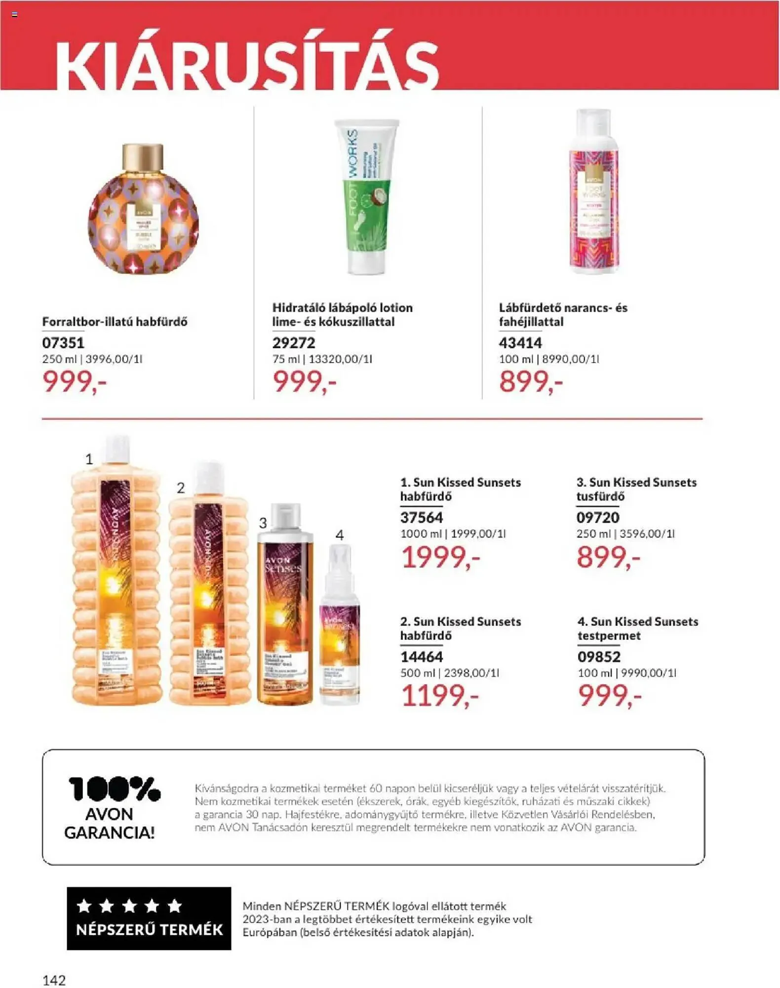 Katalógus AVON akciós újság augusztus 1.-tól augusztus 31.-ig 2025. - Oldal 141