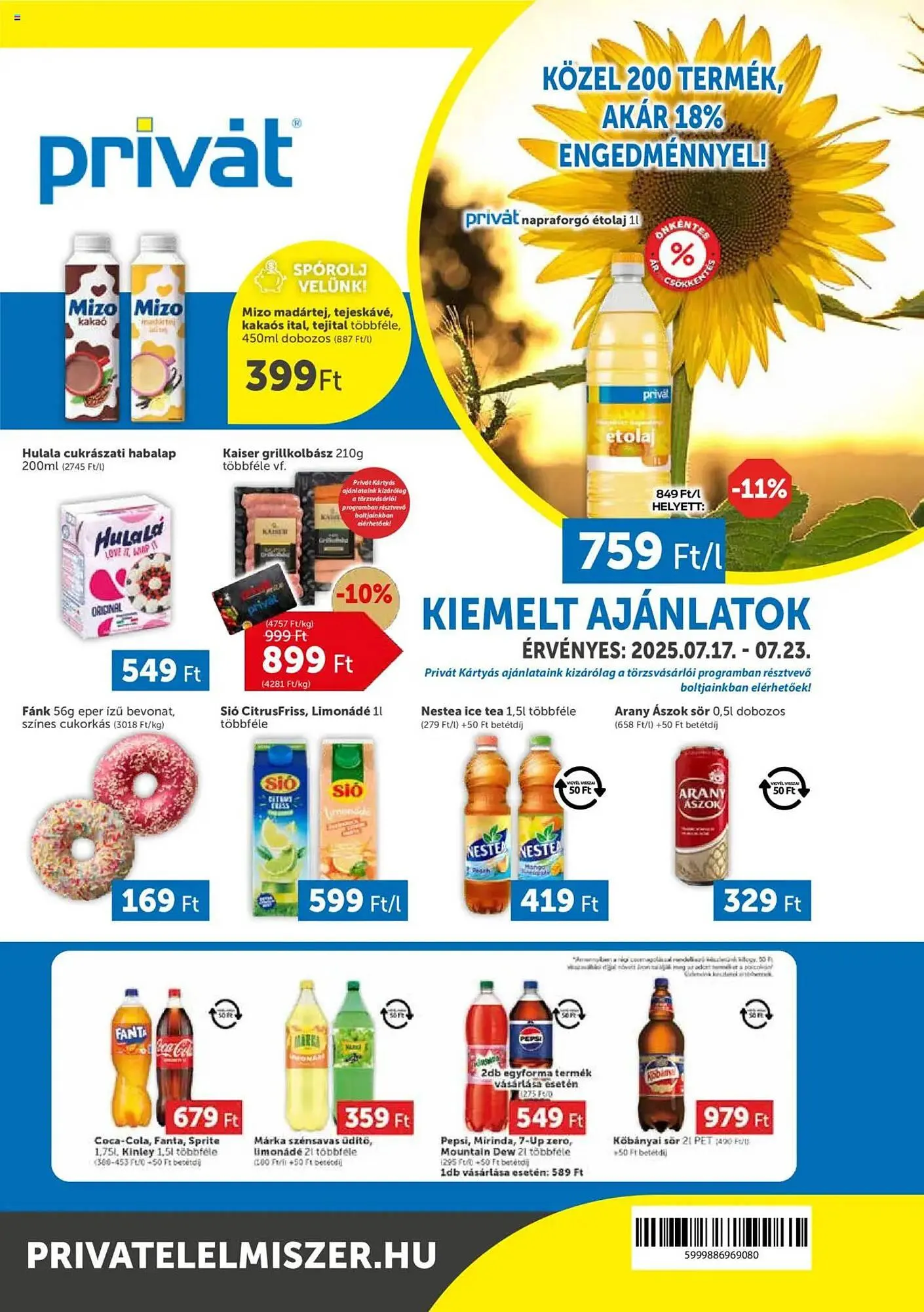 PRIVÁT akciós újság - 1