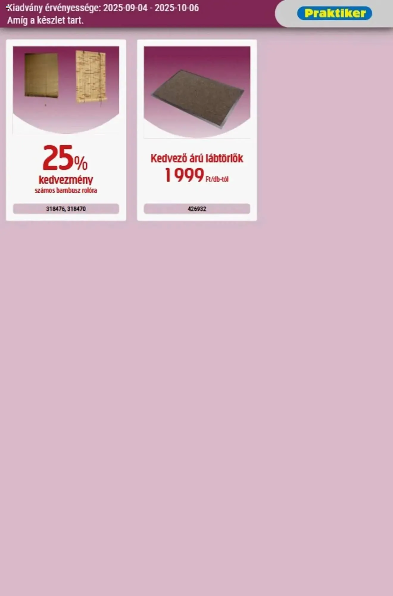 Katalógus Praktiker akciós újság szeptember 4.-tól október 6.-ig 2025. - Oldal 31