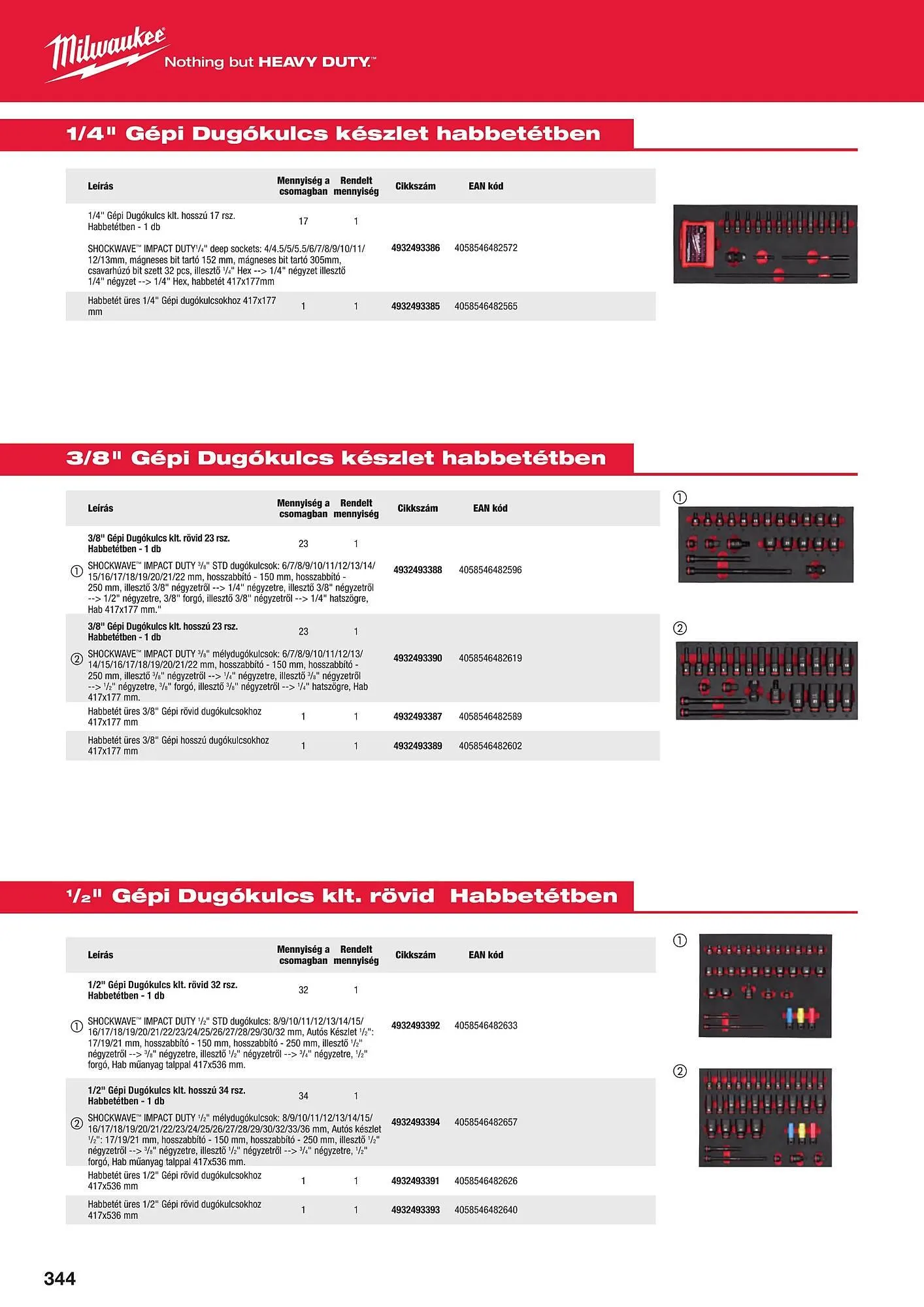 Katalógus Milwaukeetool akciós újság augusztus 14.-tól december 31.-ig 2024. - Oldal 344