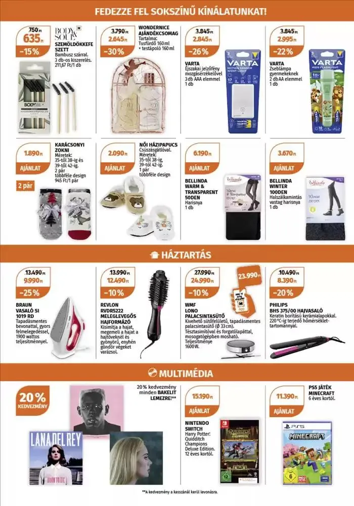 Katalógus Aktuális akciók és ajánlatok november 28.-tól december 12.-ig 2024. - Oldal 16
