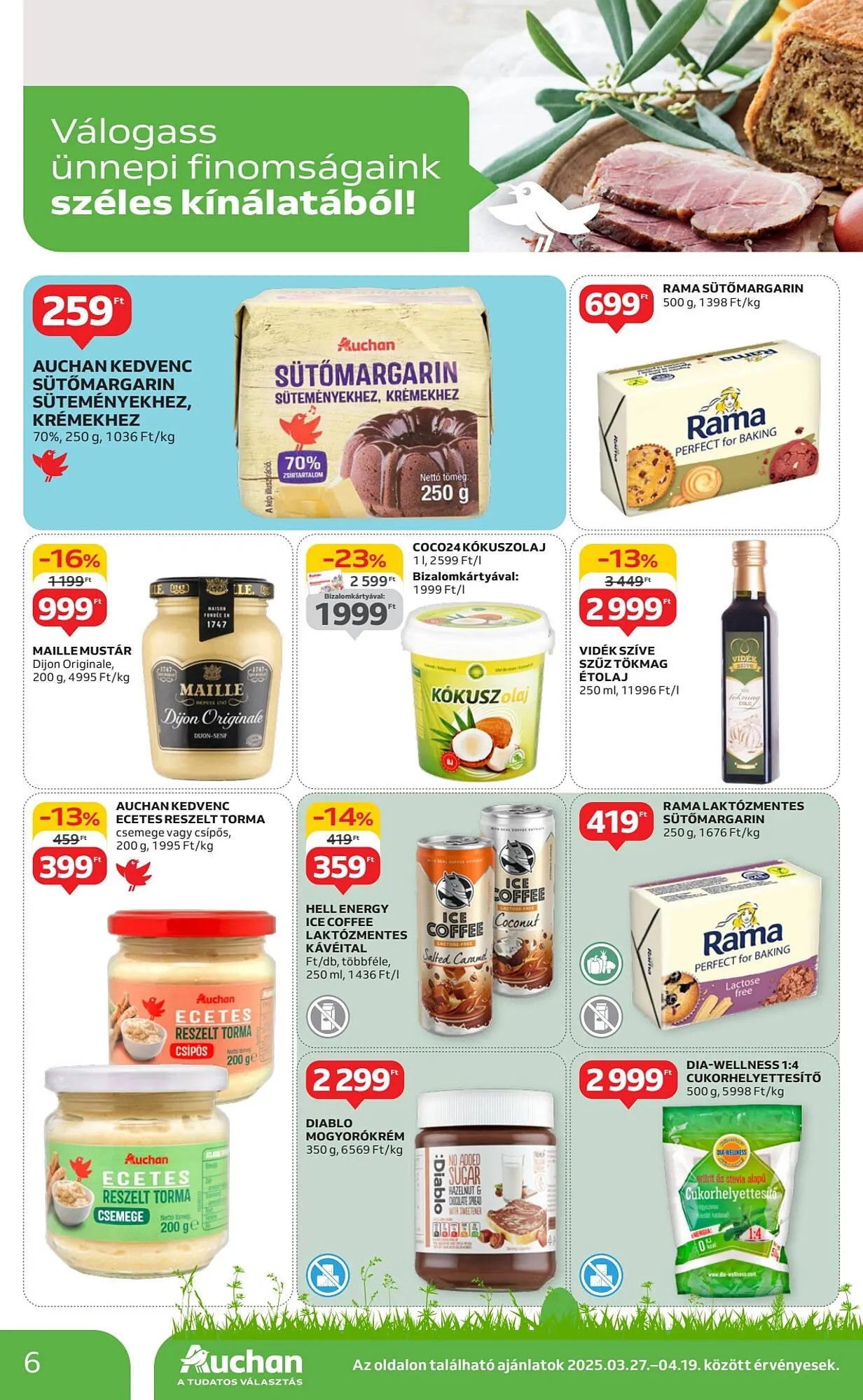Katalógus Auchan akciós újság március 27.-tól április 2.-ig 2025. - Oldal 6