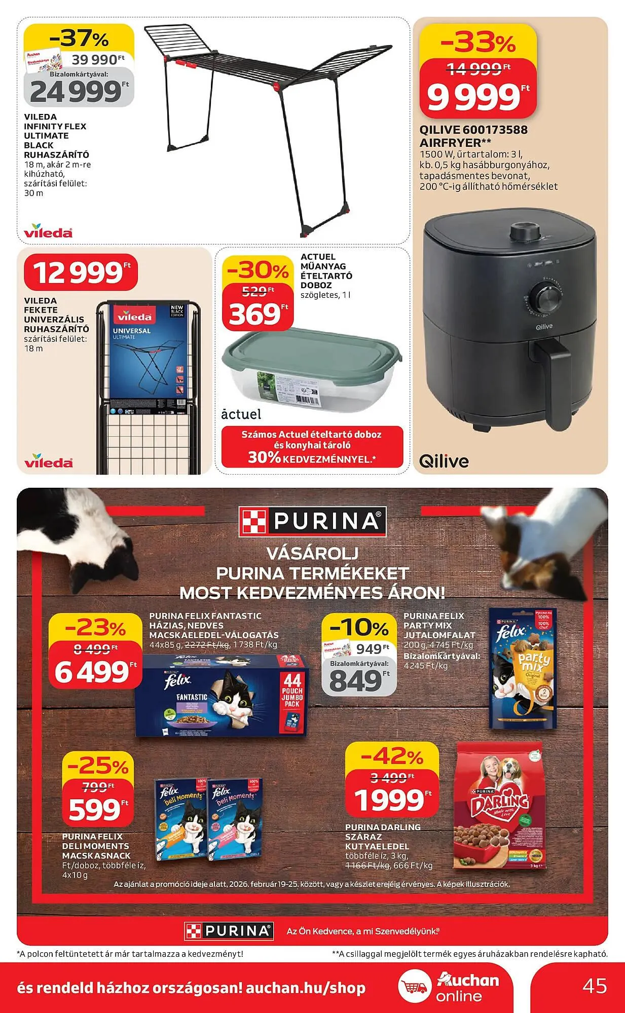 Katalógus Auchan akciós újság február 19.-tól február 25.-ig 2026. - Oldal 45