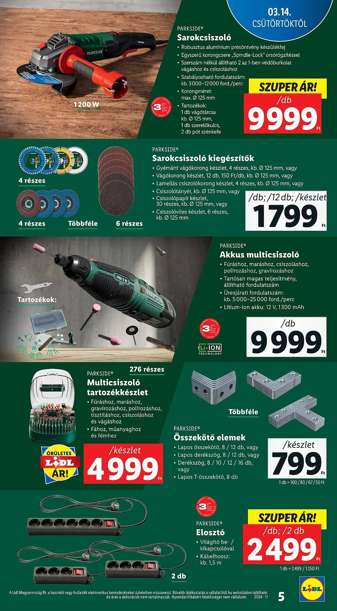 Katalógus Lidl akciós újság március 14.-tól március 20.-ig 2024. - Oldal 5