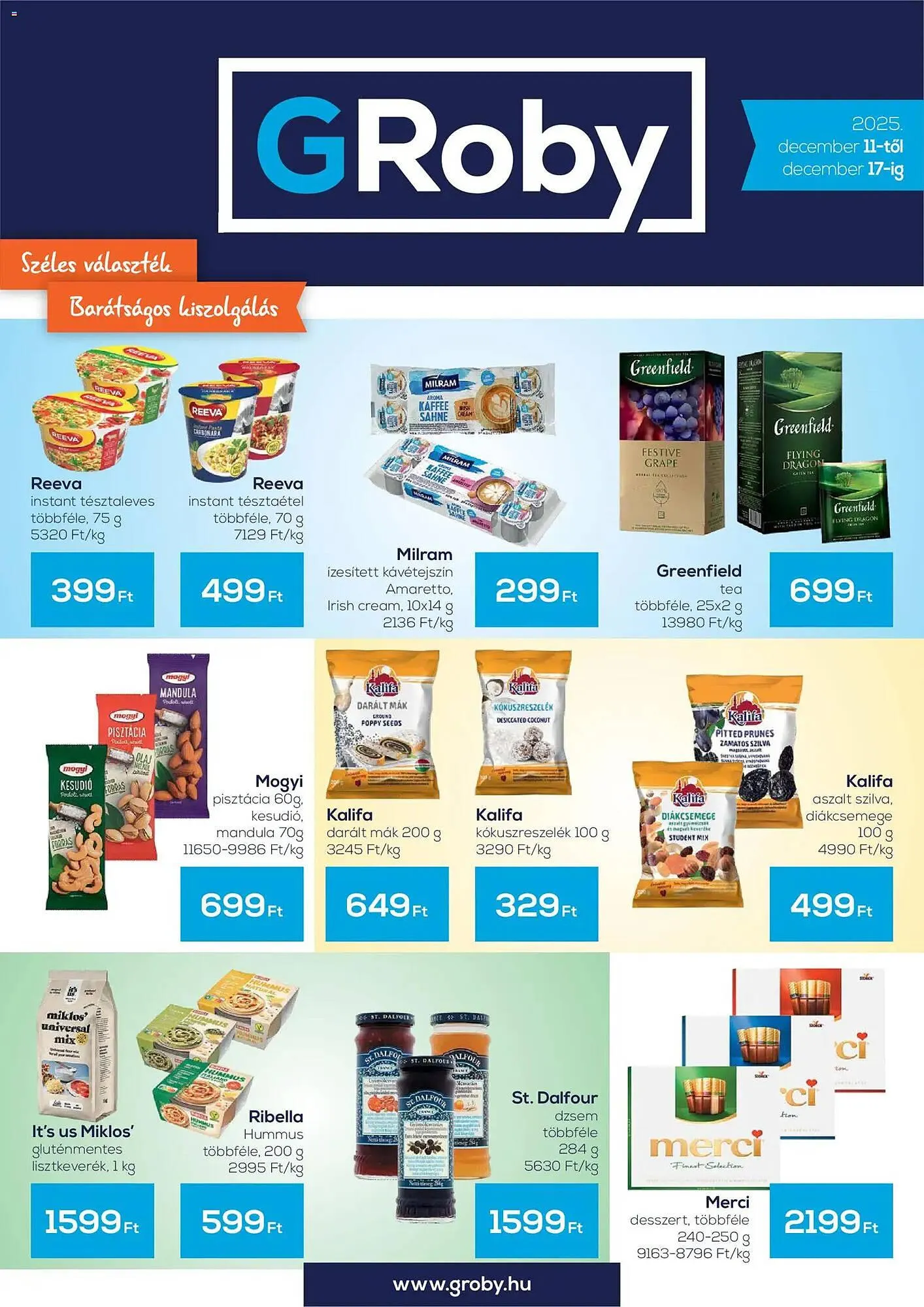 Katalógus GRoby akciós újság december 11.-tól december 17.-ig 2025. - Oldal 1