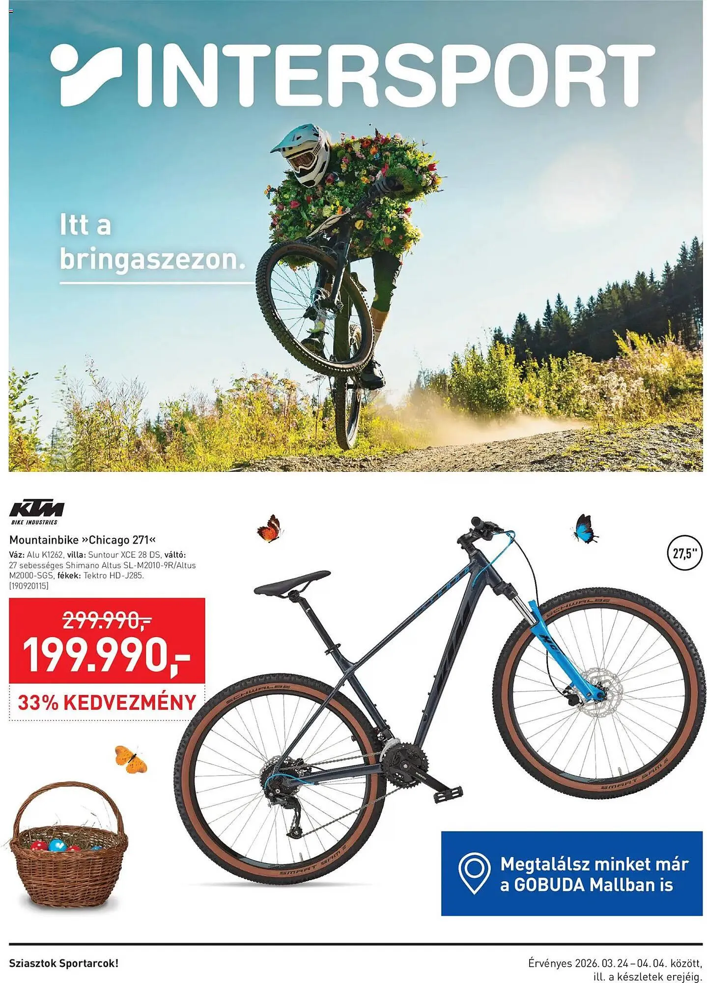 Katalógus Intersport akciós újság március 24.-tól április 4.-ig 2026. - Oldal 1