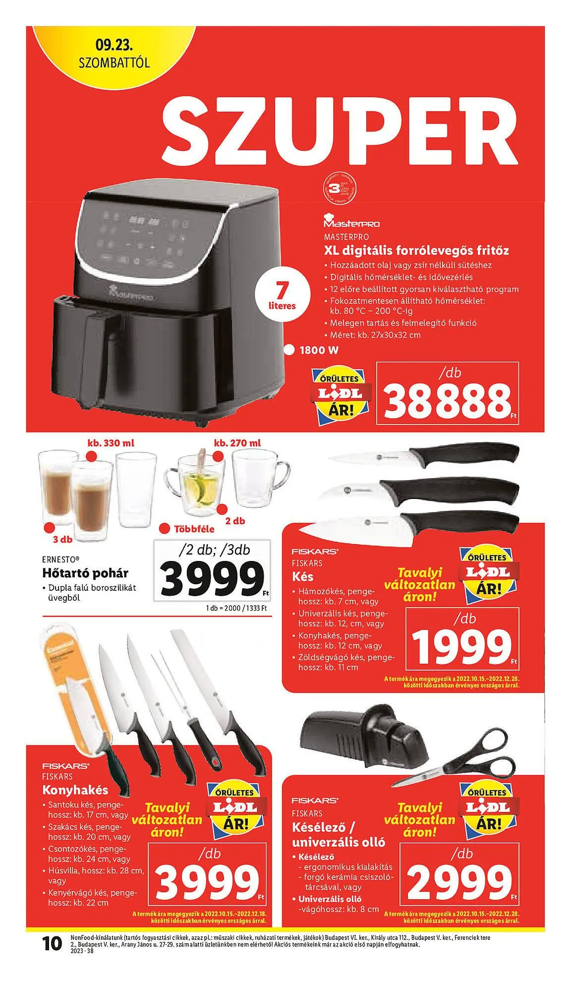 Katalógus Lidl akciós újság szeptember 21.-tól szeptember 27.-ig 2023. - Oldal 10