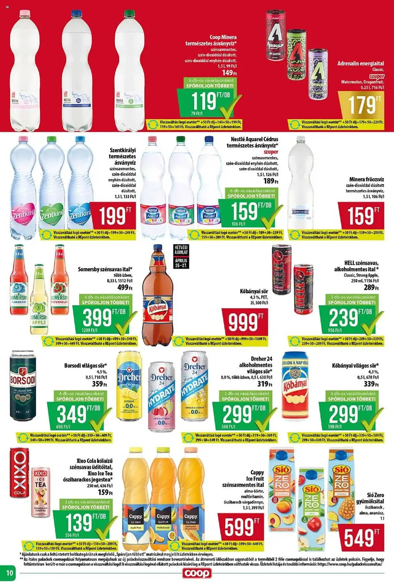 Katalógus Coop akciós újság április 24.-tól április 30.-ig 2025. - Oldal 10