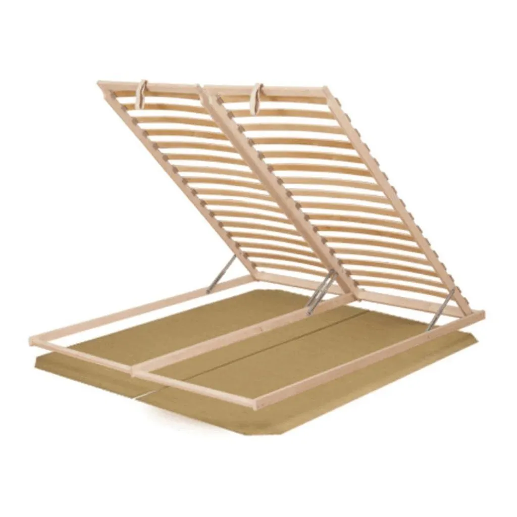 Mechanikusan nyitható ágyrács, 180x200 cm, 16 léc, nyírfa - SANIA