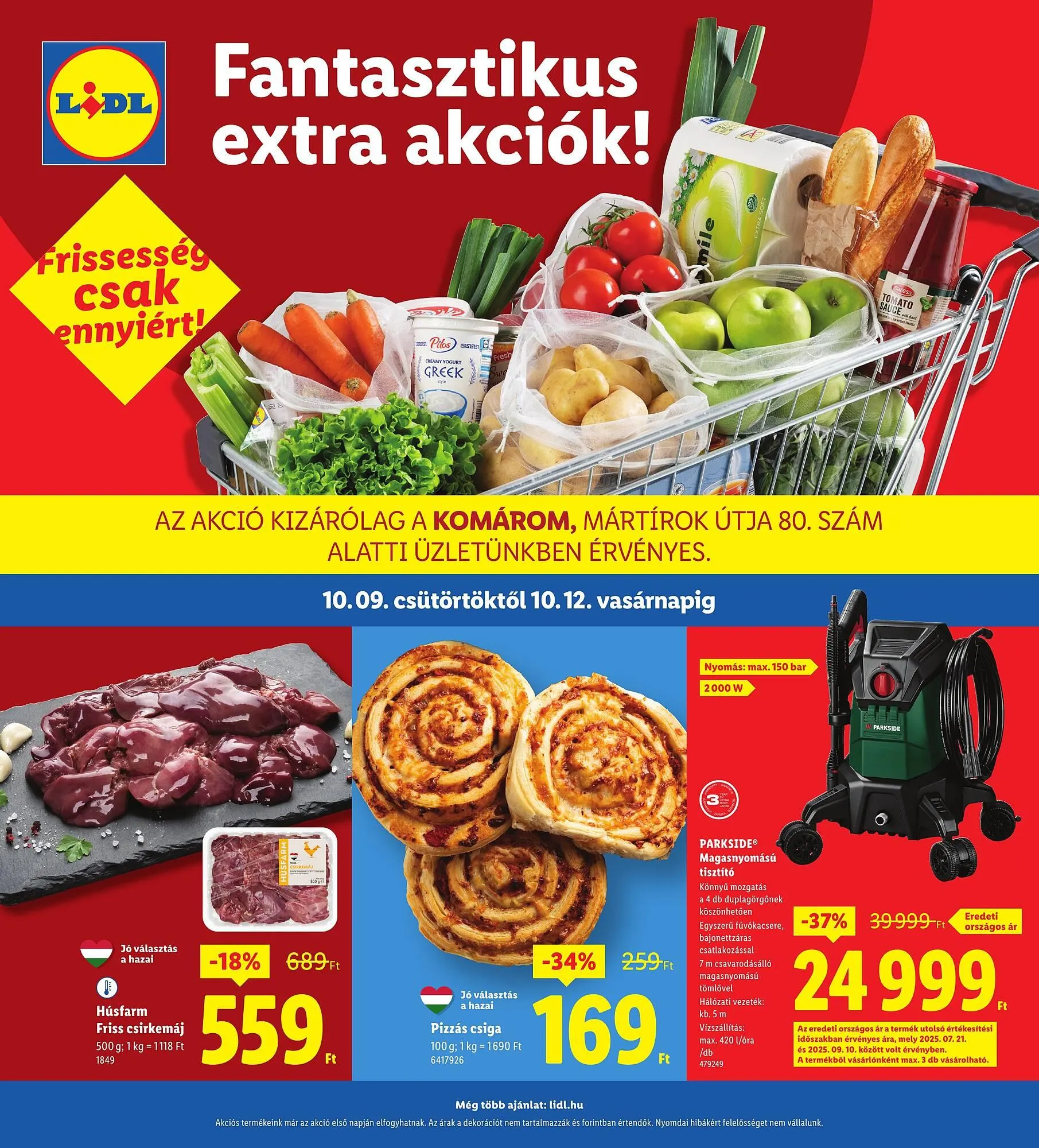 Katalógus Lidl akciós újság október 9.-tól október 12.-ig 2025. - Oldal 1