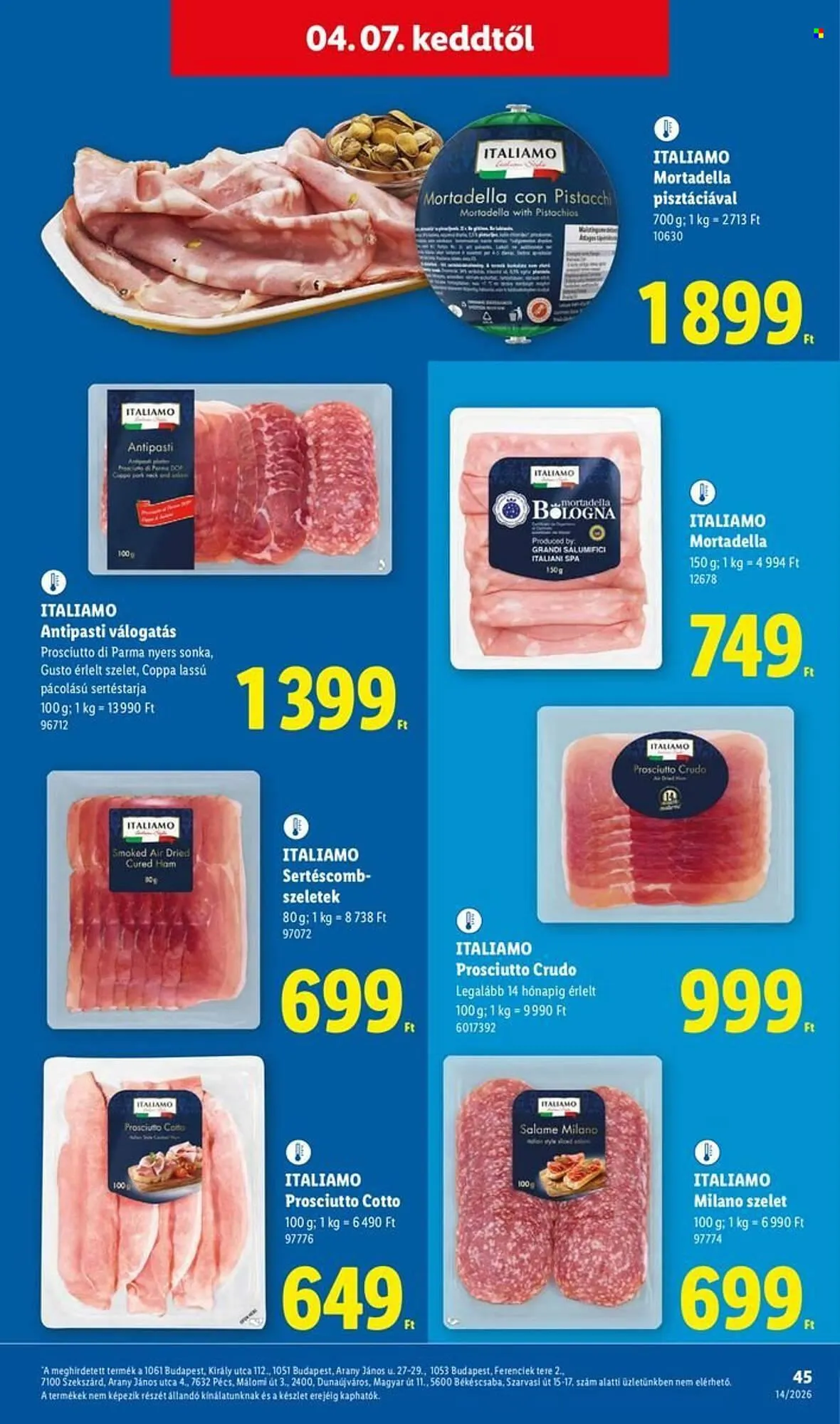 Katalógus Lidl akciós újság április 1.-tól április 8.-ig 2026. - Oldal 45