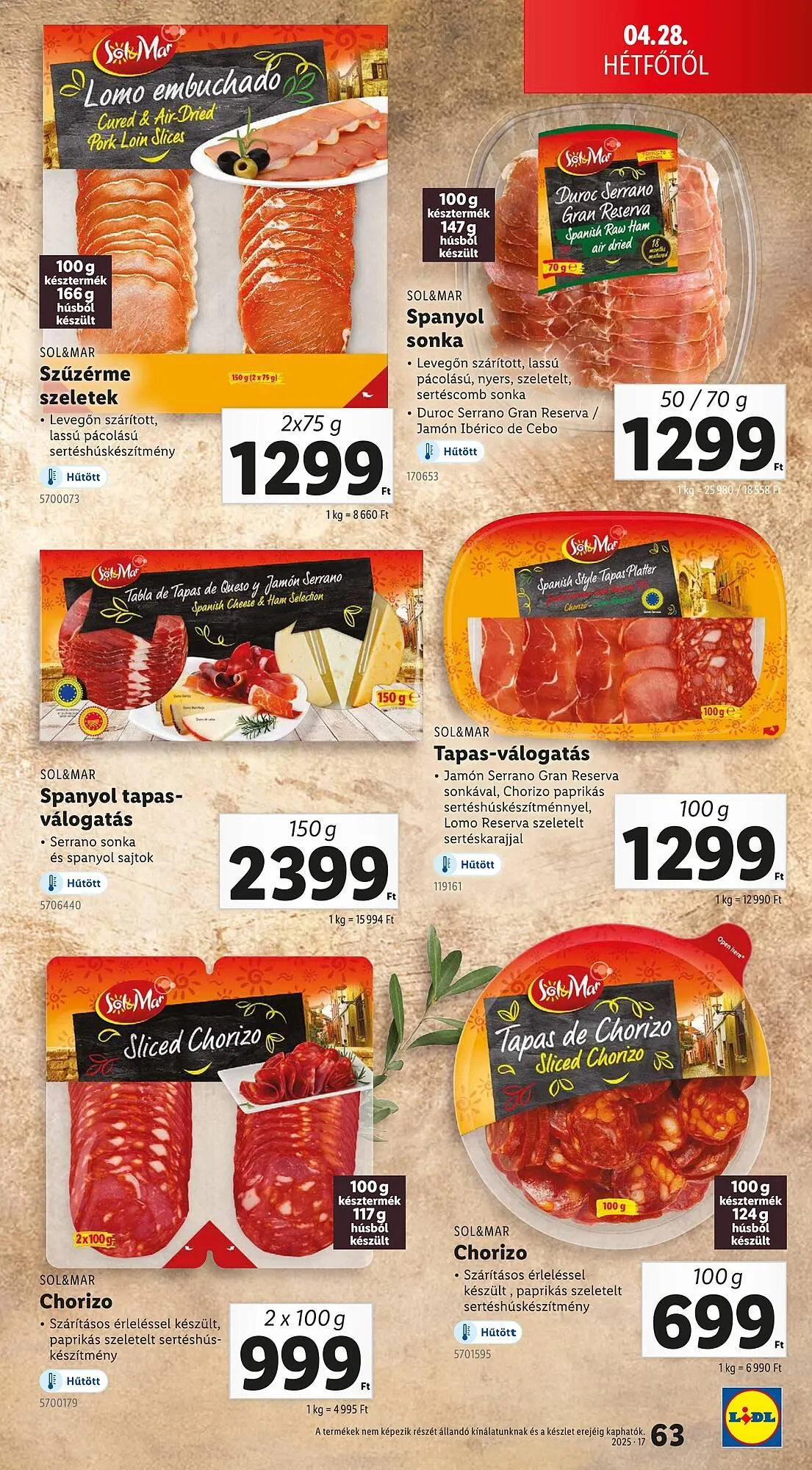 Katalógus Lidl akciós újság április 24.-tól április 29.-ig 2025. - Oldal 63