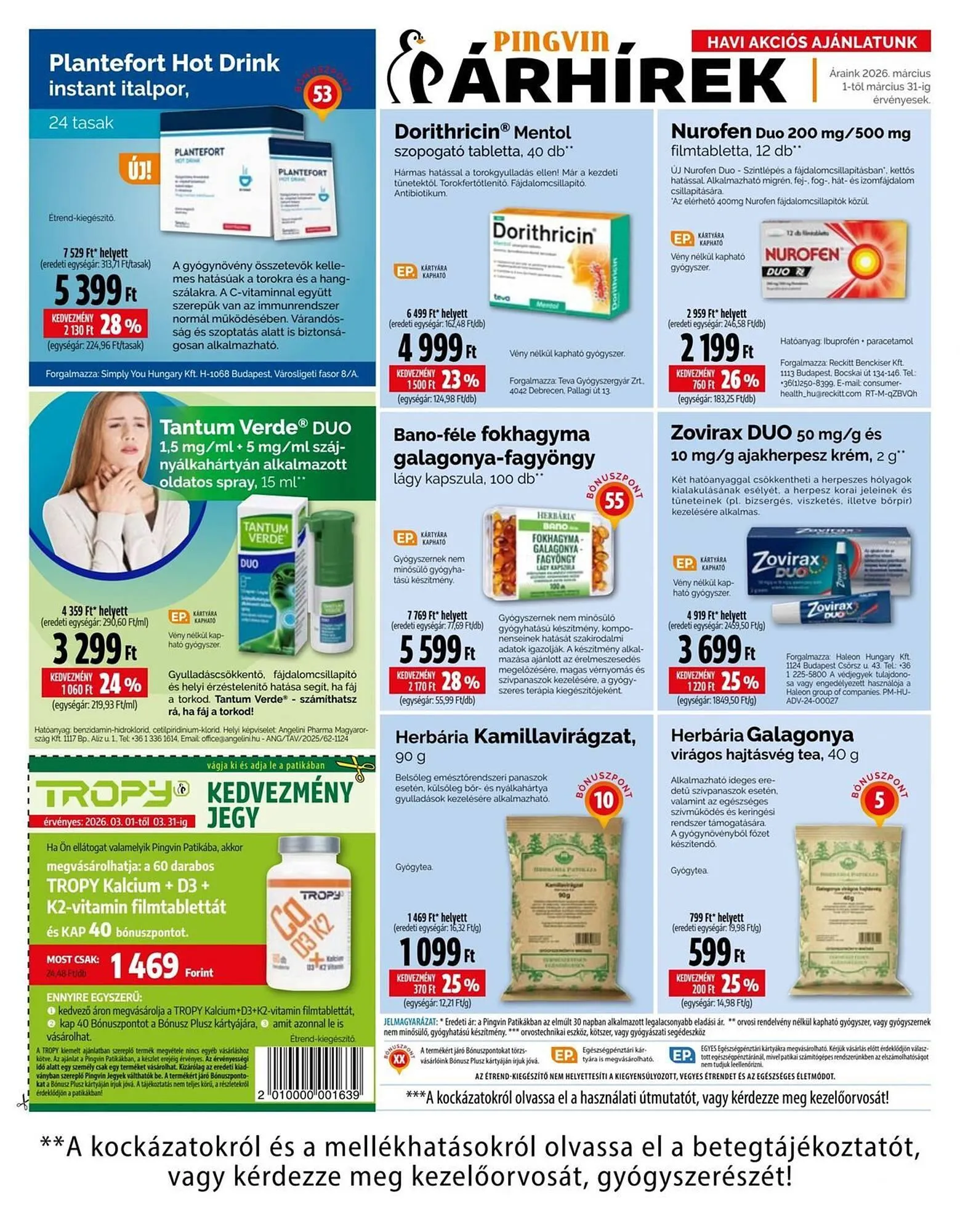 Katalógus Pingvin Patika akciós újság március 1.-tól március 31.-ig 2026. - Oldal 14