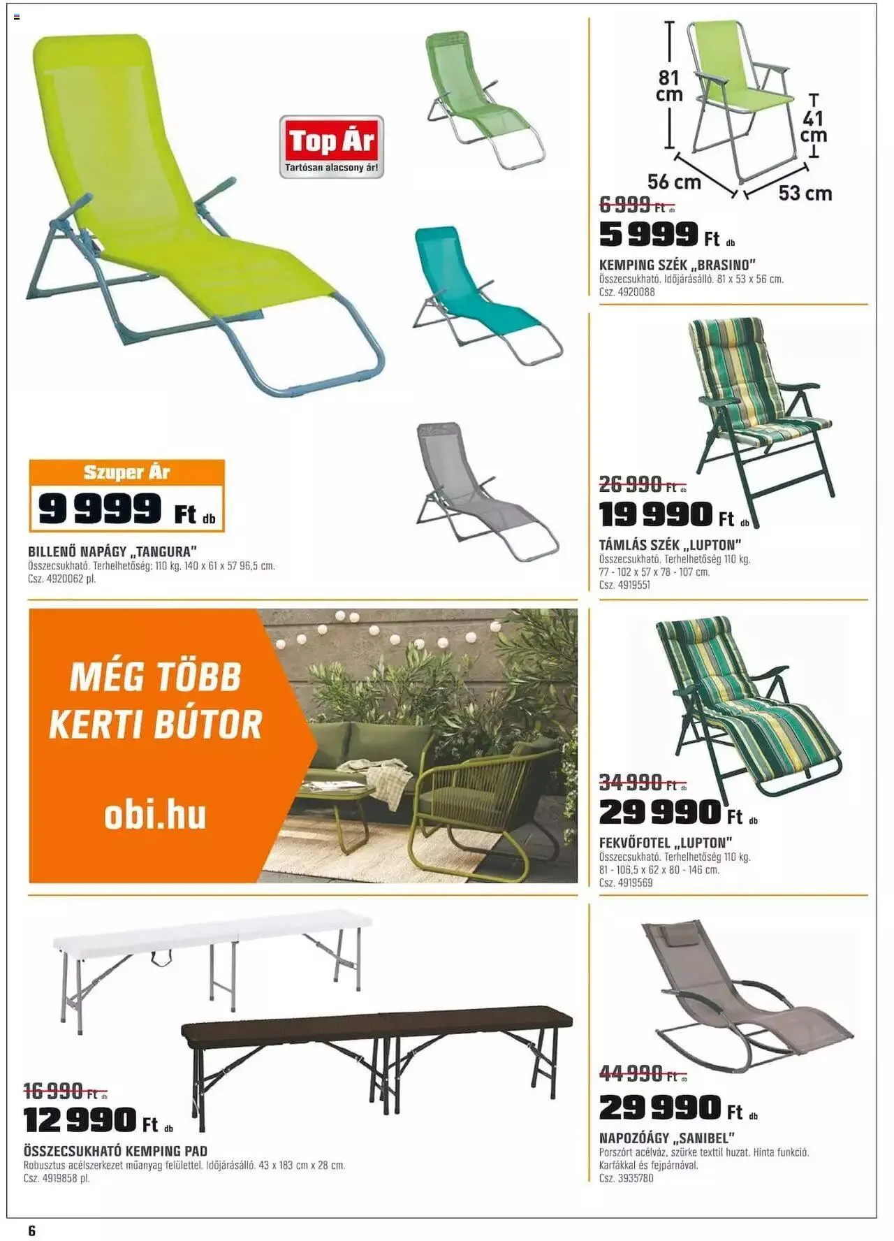 Katalógus OBI akciós újság július 5.-tól augusztus 4.-ig 2023. - Oldal 6