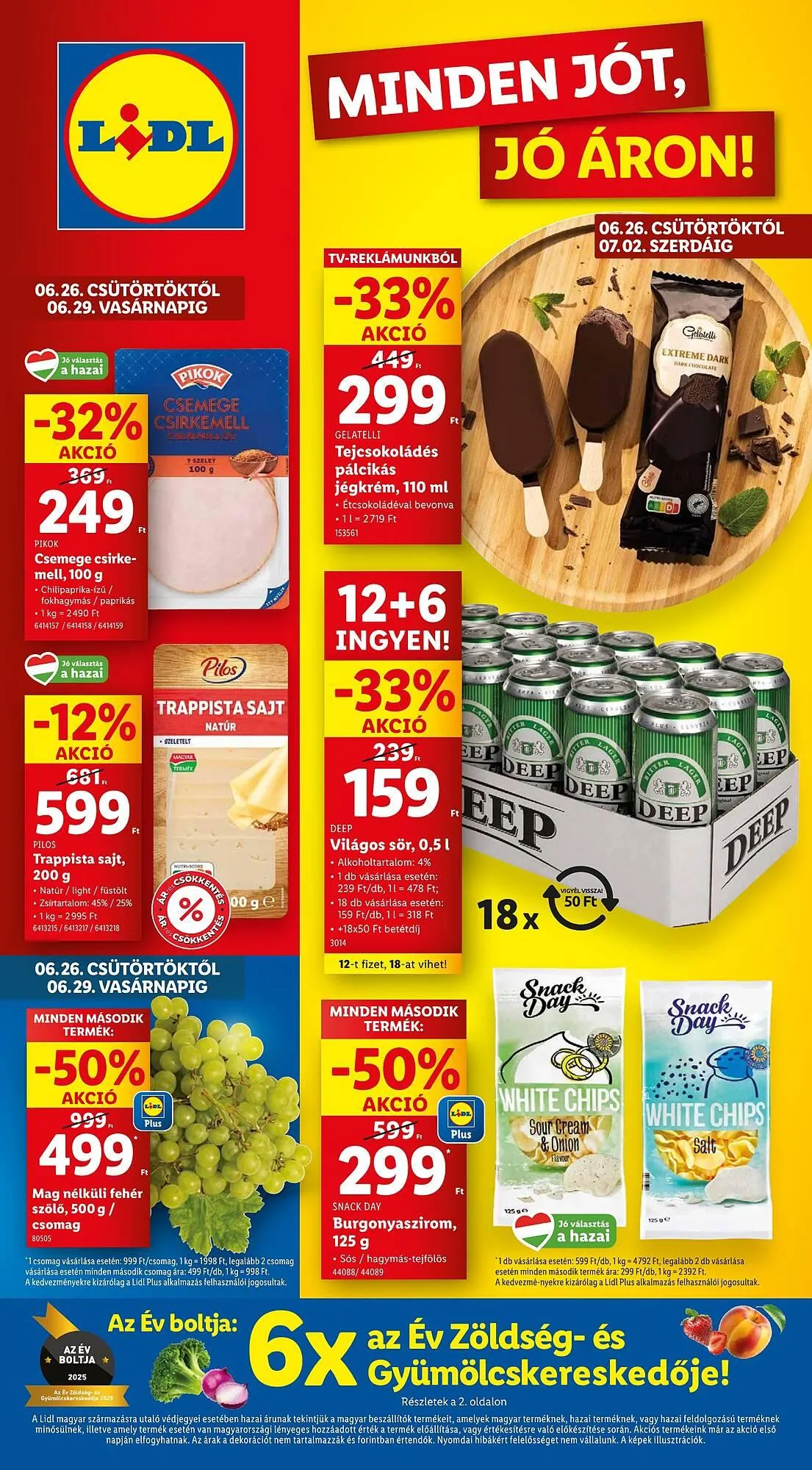 Katalógus Lidl akciós újság június 26.-tól július 2.-ig 2025. - Oldal 1