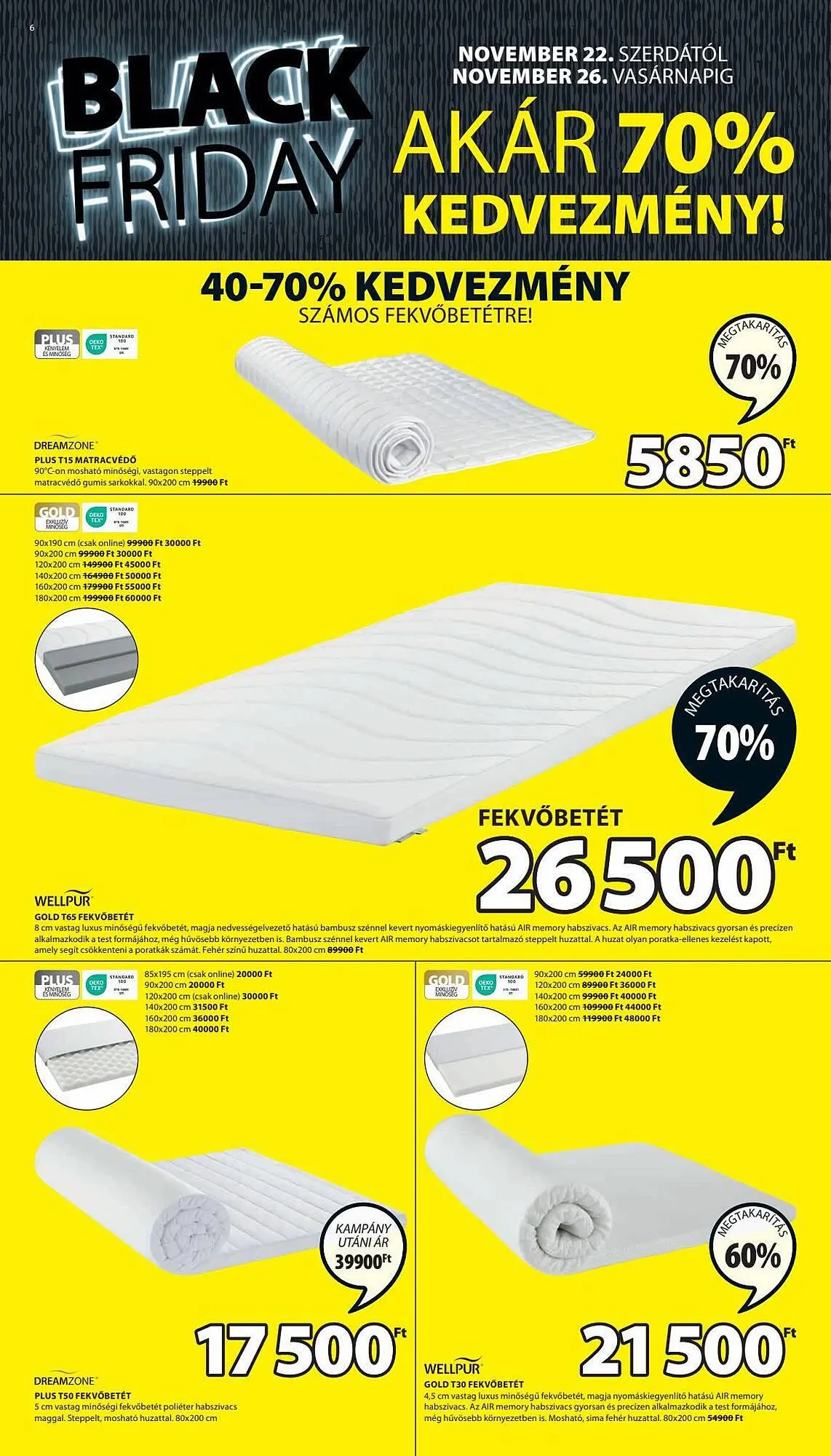 Katalógus JYSK akciós újság november 22.-tól november 26.-ig 2023. - Oldal 6