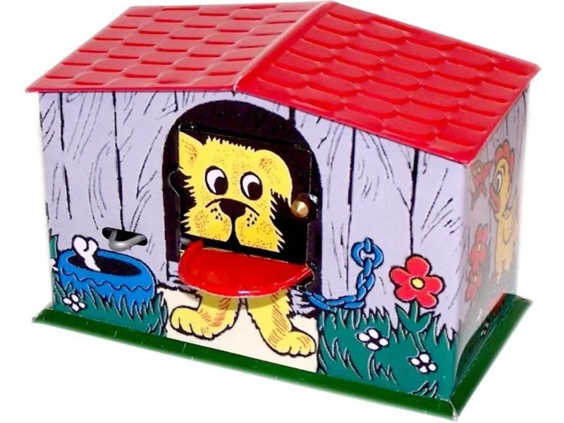 Fém kutyaház persely