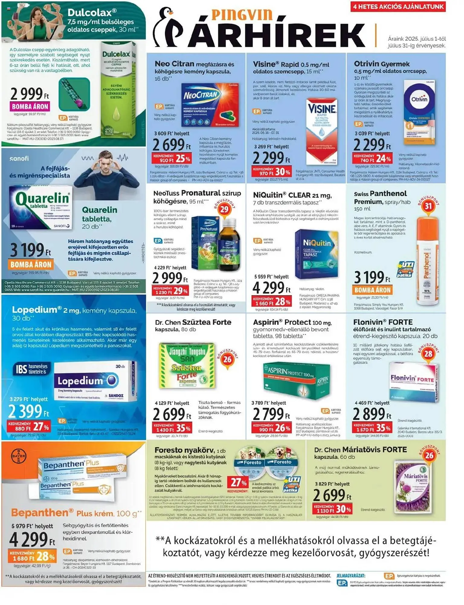 Katalógus Pingvin Patika akciós újság július 1.-tól július 31.-ig 2025. - Oldal 6