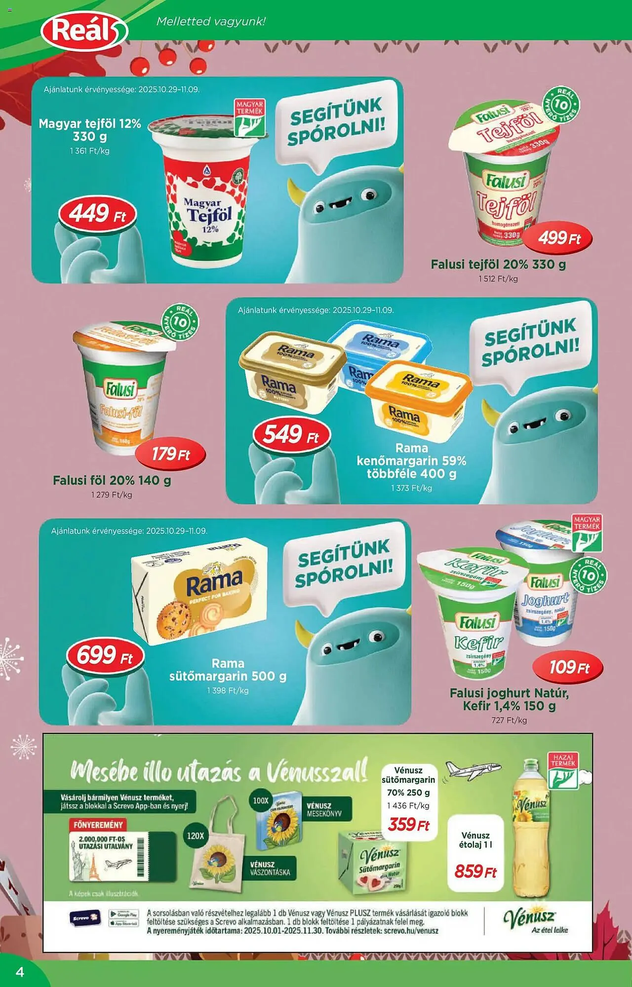 Katalógus Real akciós újság október 29.-tól november 9.-ig 2025. - Oldal 4