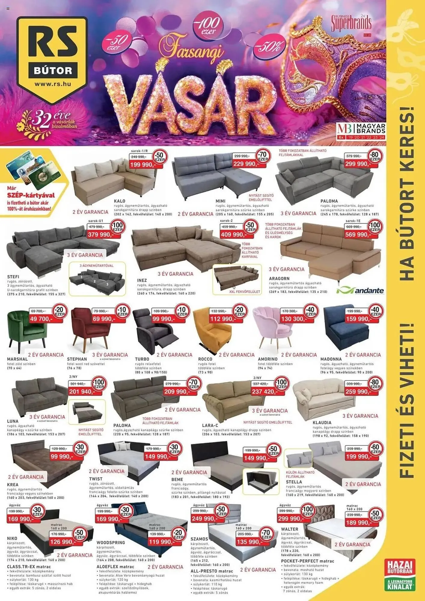 RS Bútor akciós újság - 1