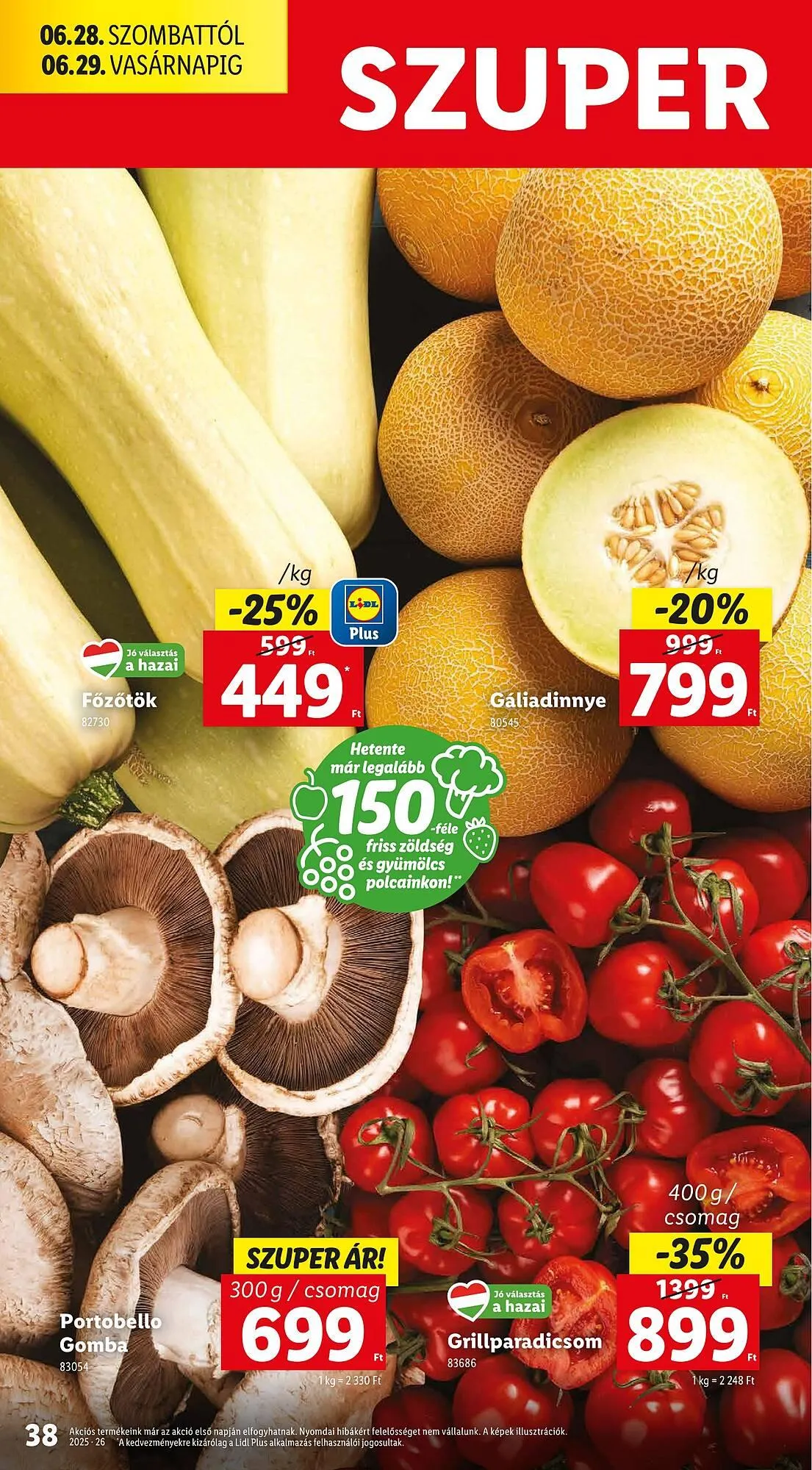 Katalógus Lidl akciós újság június 26.-tól július 2.-ig 2025. - Oldal 38
