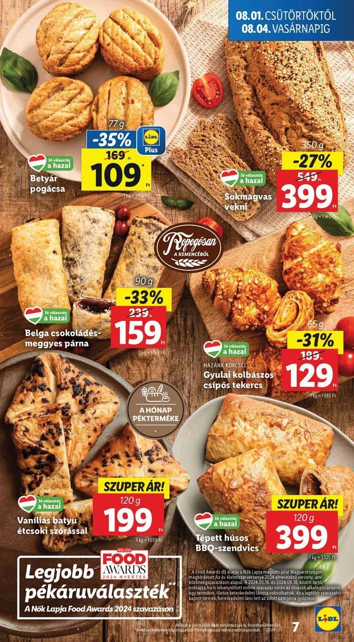 Katalógus Akciós újság – 31. hét augusztus 6.-tól augusztus 7.-ig 2024. - Oldal 7
