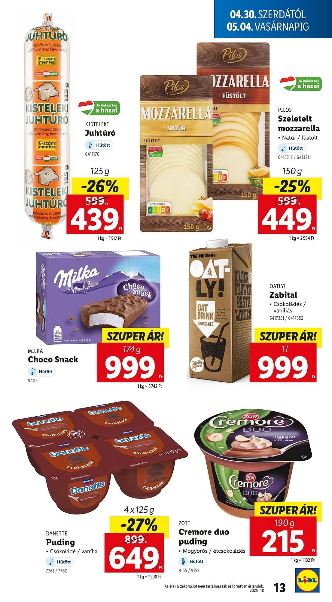 Katalógus Lidl akciós újság április 30.-tól május 4.-ig 2025. - Oldal 13