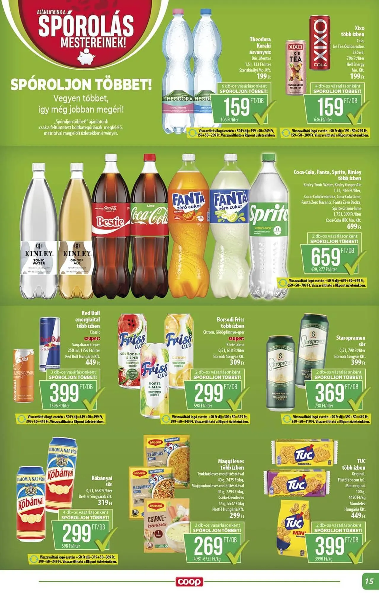 Katalógus Coop akciós újság augusztus 21.-tól szeptember 3.-ig 2025. - Oldal 15