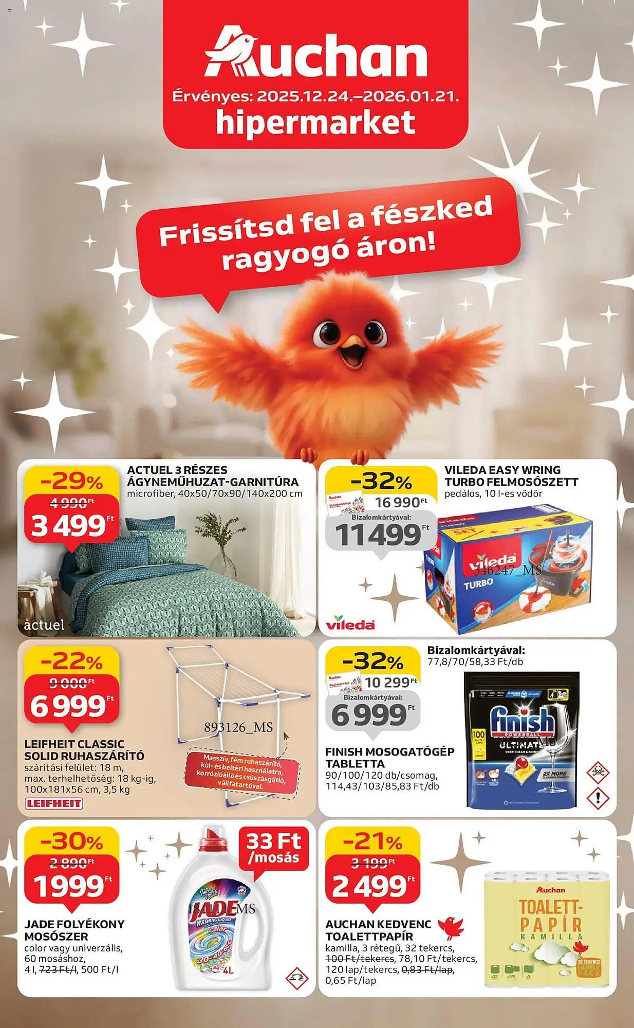 Katalógus Auchan akciós újság december 24.-tól január 21.-ig 2026. - Oldal 1