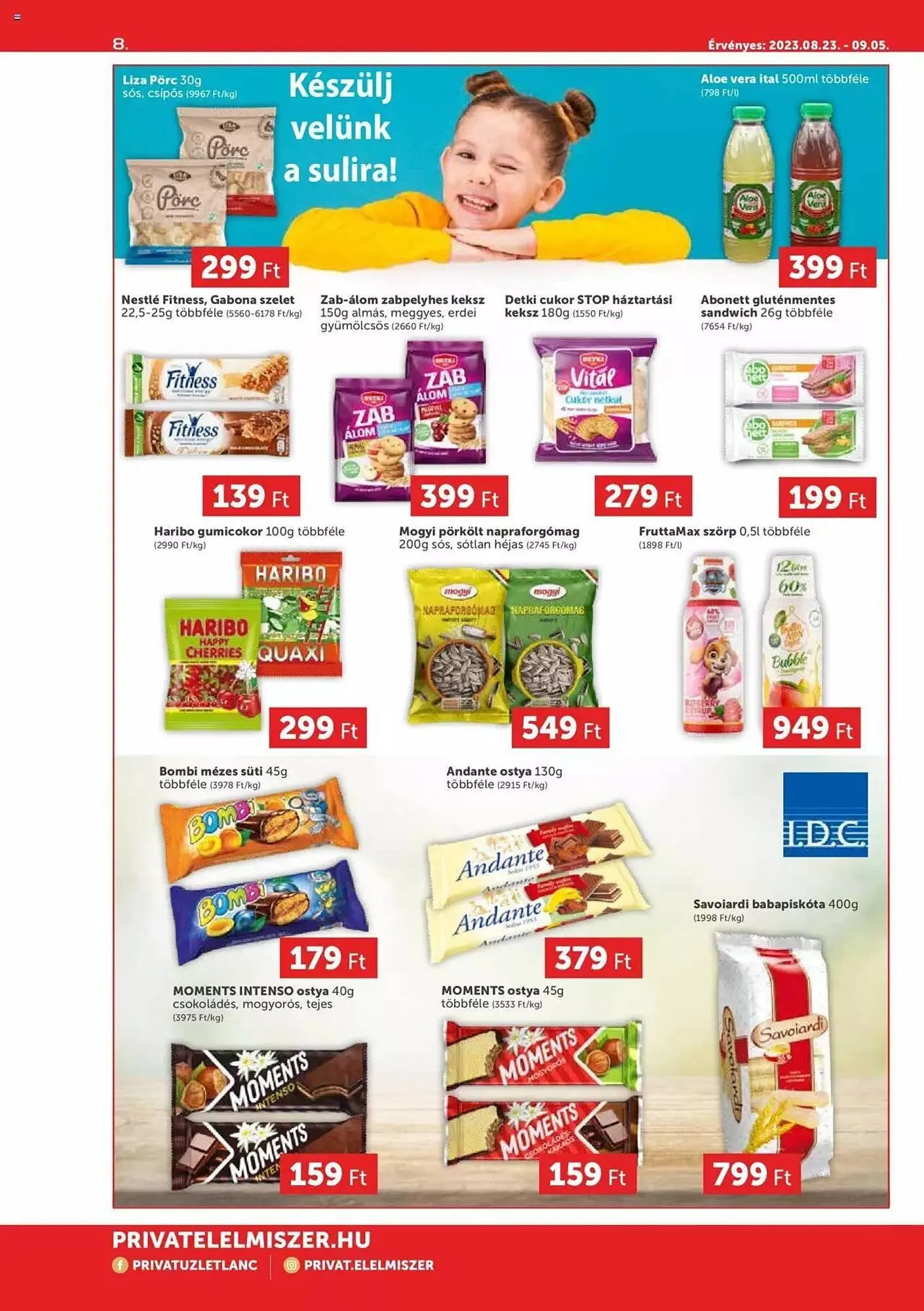 Katalógus PRIVÁT akciós újság augusztus 23.-tól szeptember 5.-ig 2023. - Oldal 8
