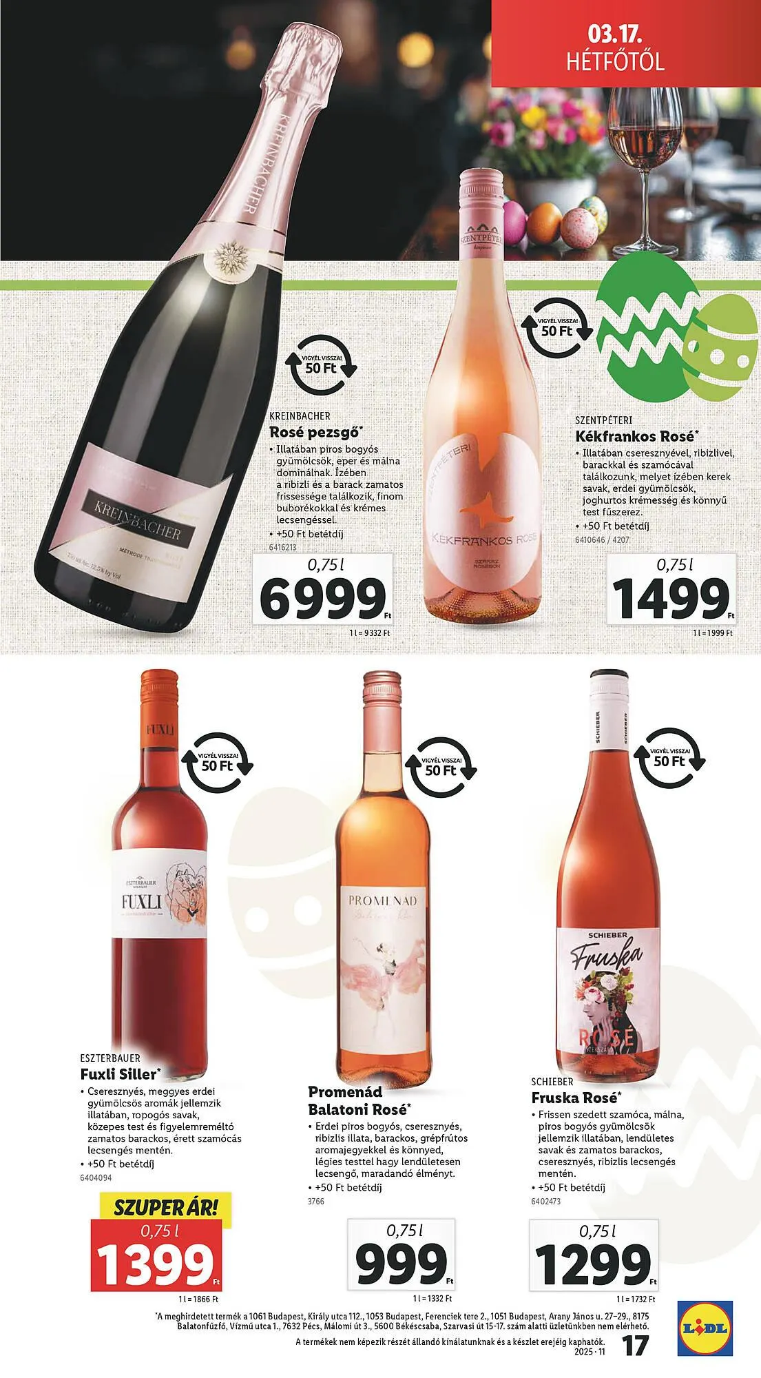 Katalógus Lidl akciós újság március 17.-tól április 20.-ig 2025. - Oldal 17