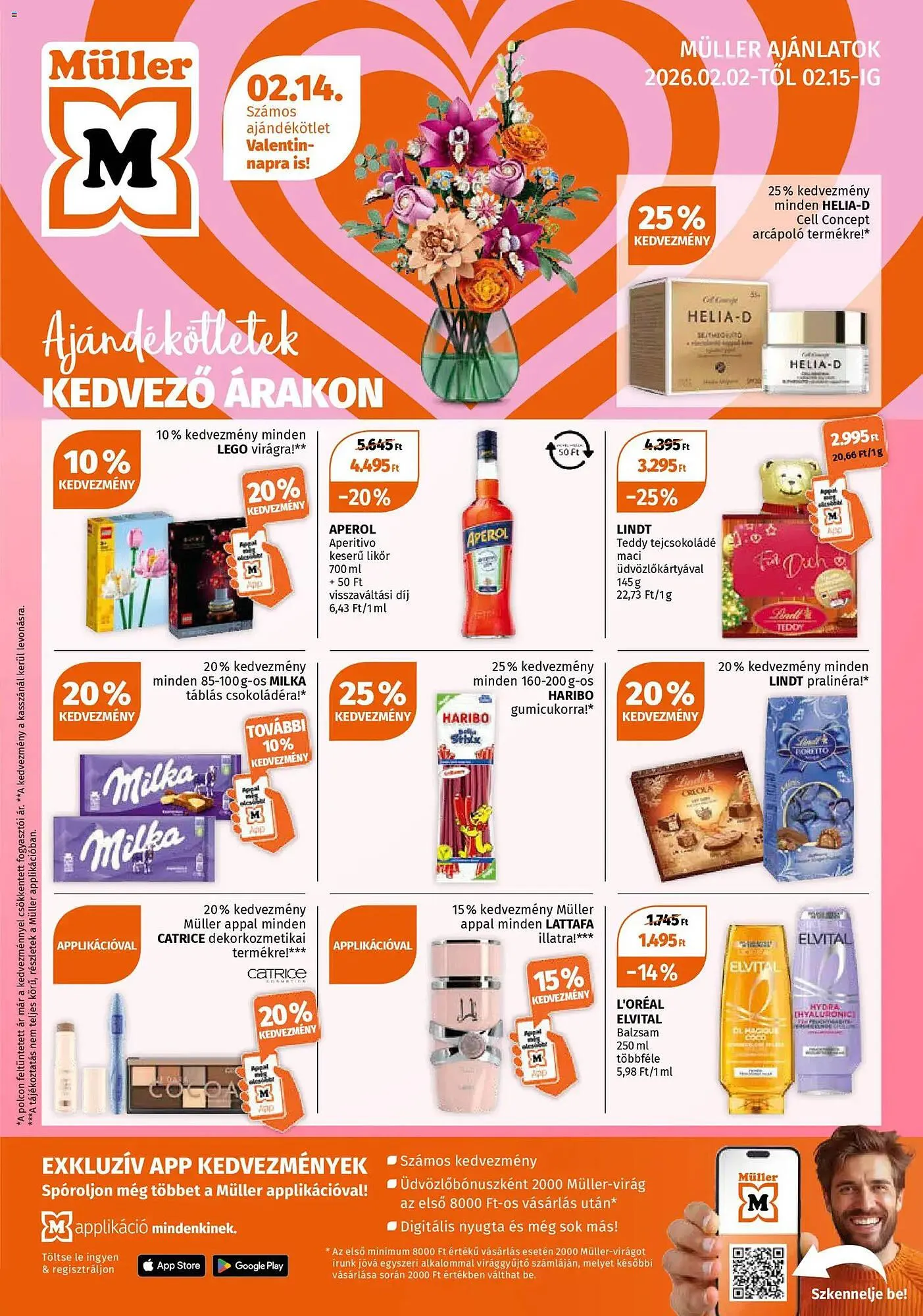 Katalógus Müller akciós újság február 2.-tól február 15.-ig 2026. - Oldal 1