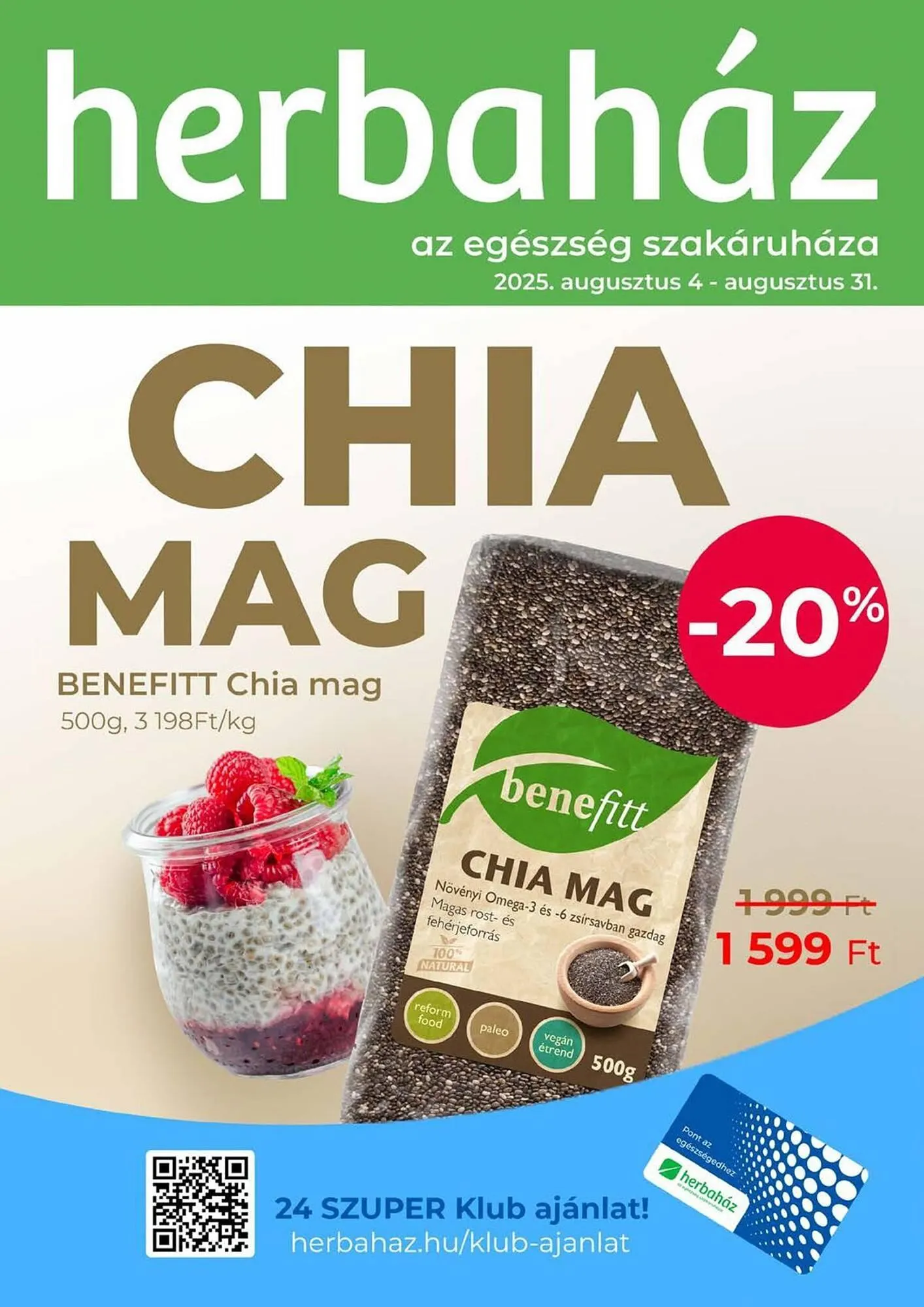 Katalógus Herbaház akciós újság augusztus 4.-tól augusztus 31.-ig 2025. - Oldal 1
