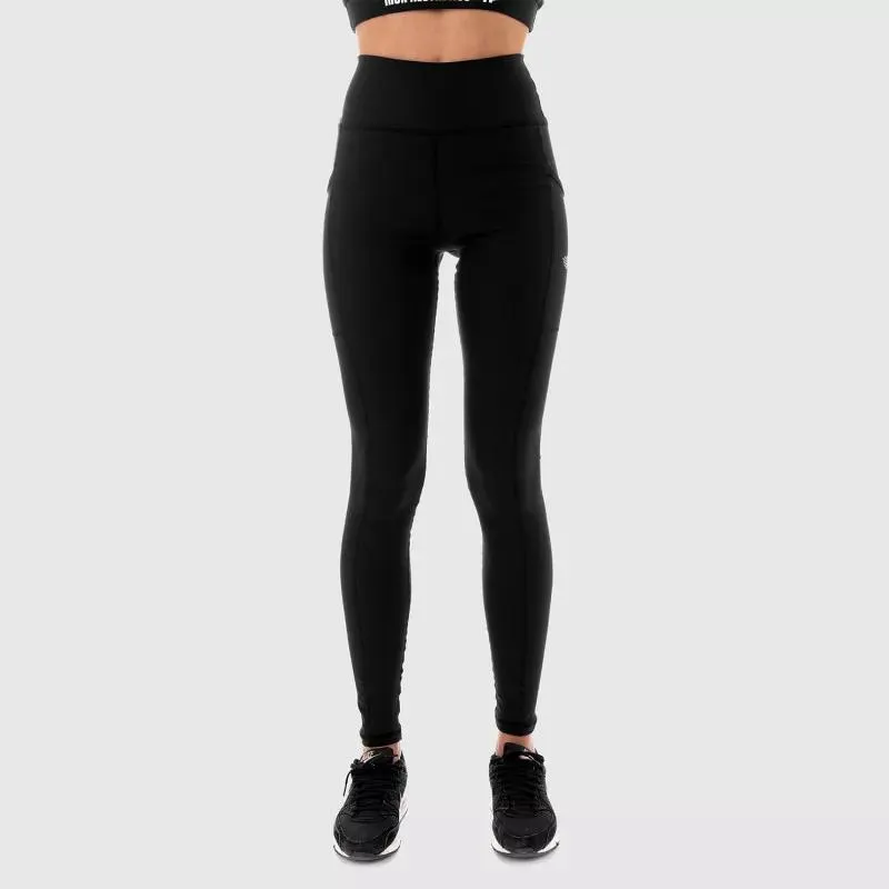 Női leggings POCKET- Iron Aesthetics, fekete