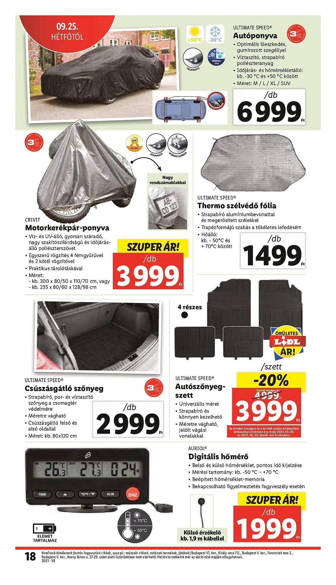 Katalógus Lidl akciós újság szeptember 21.-tól szeptember 27.-ig 2023. - Oldal 18