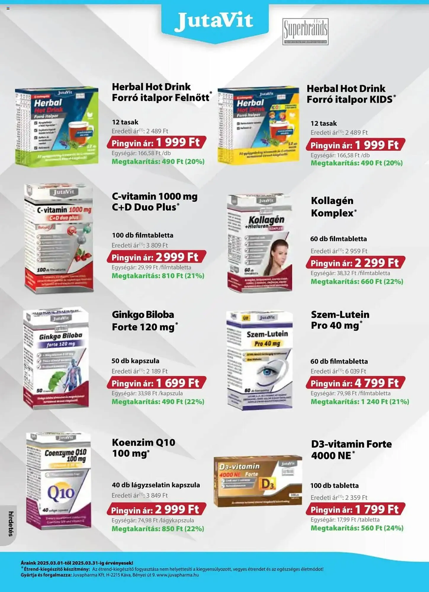 Katalógus Pingvin Patika akciós újság március 1.-tól március 31.-ig 2025. - Oldal 10