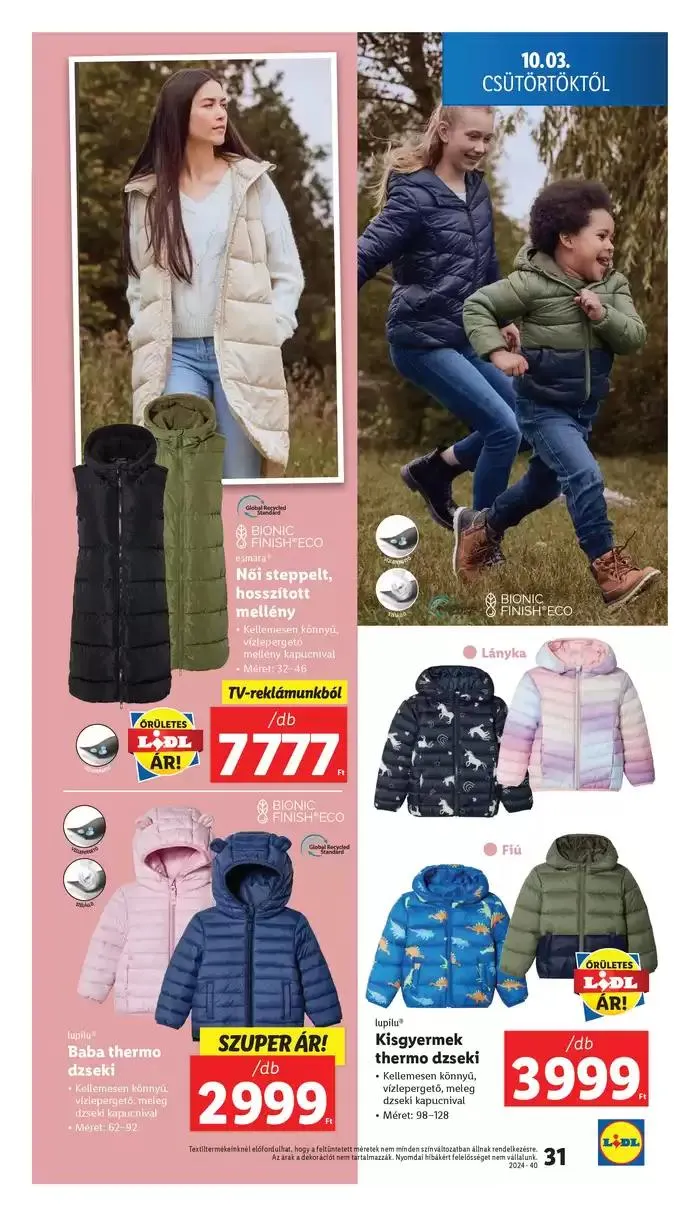 Katalógus Akciós újság – 40. hét október 3.-tól október 9.-ig 2024. - Oldal 31