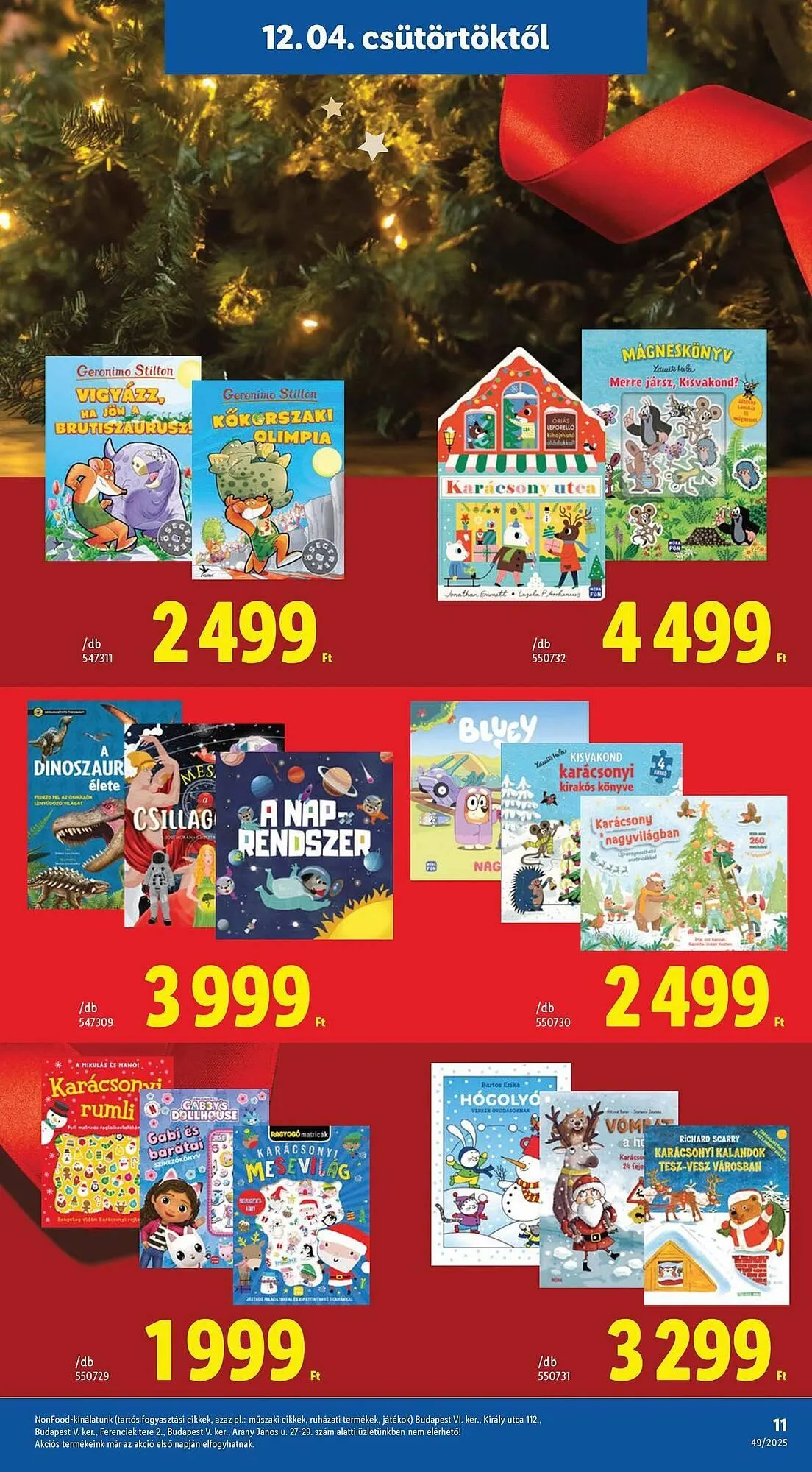 Katalógus Lidl akciós újság december 4.-tól december 28.-ig 2025. - Oldal 11