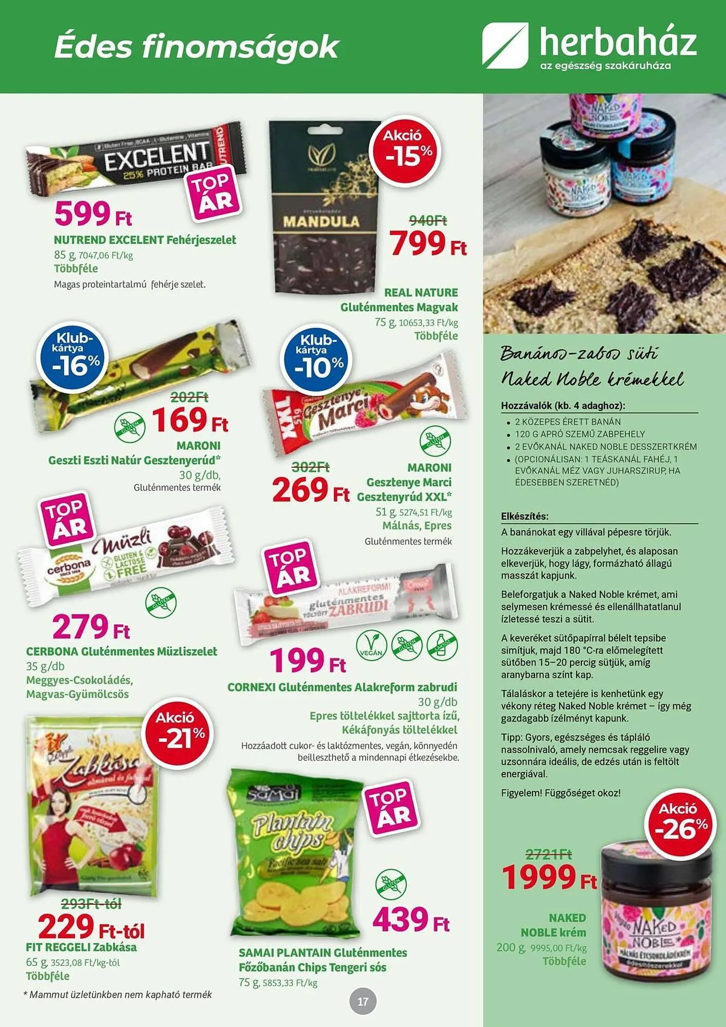 Katalógus Herbaház akciós újság október 6.-tól november 2.-ig 2025. - Oldal 17