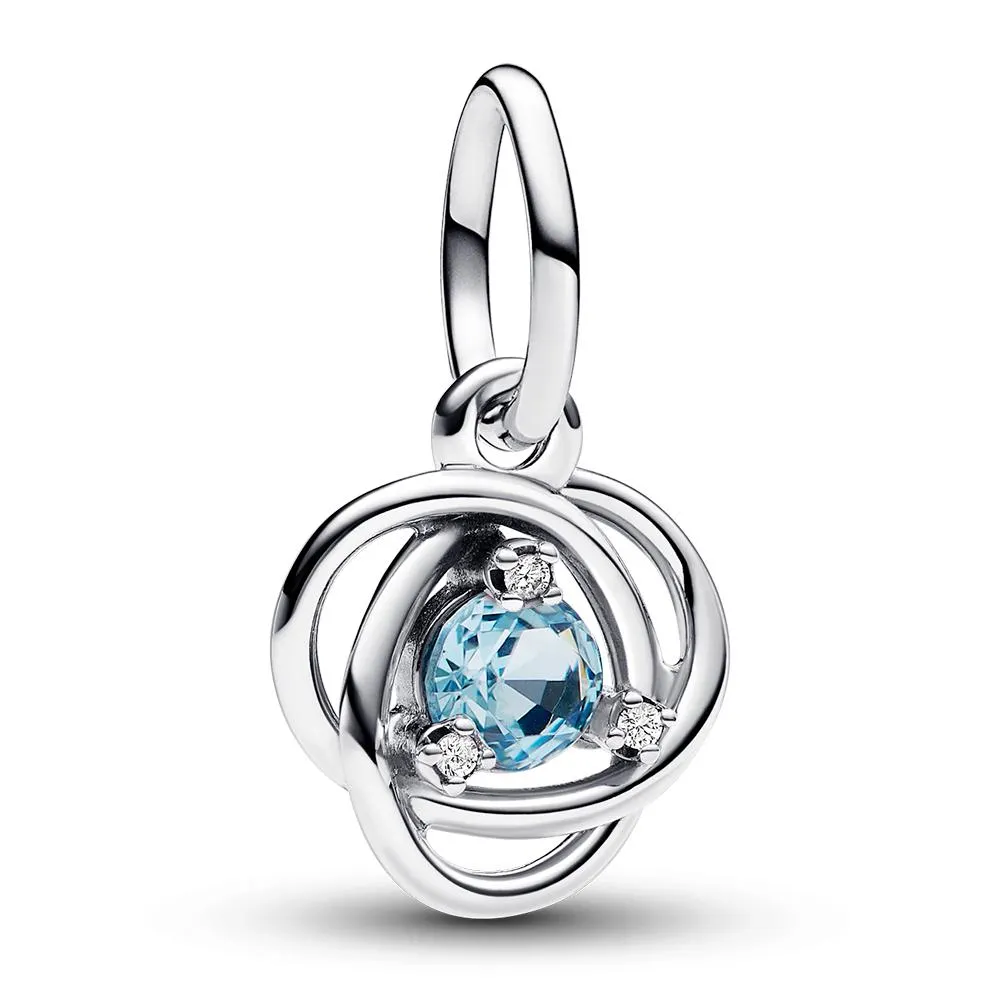 PANDORA Végtelen kör charm - kék színű