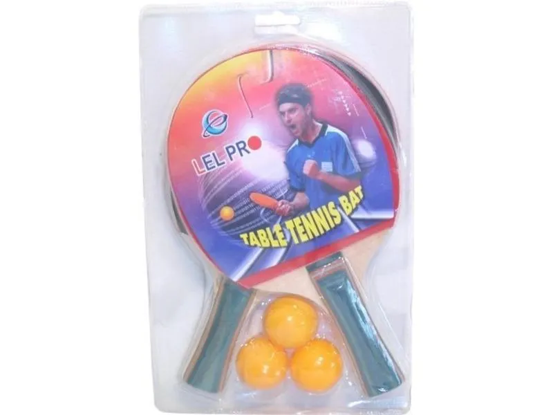 Pingpong ütő 2 darabos készlet 3 labdával