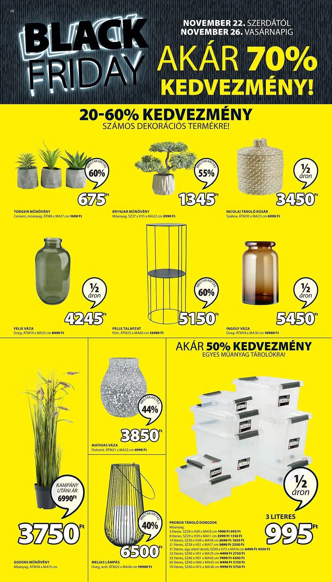 Katalógus JYSK akciós újság november 22.-tól november 26.-ig 2023. - Oldal 10