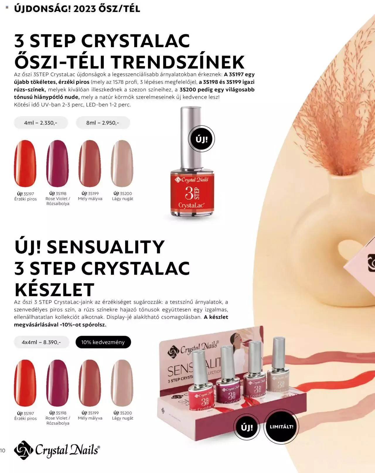 Katalógus Crystal Nails - Ősz/Tél katalógus 2023 szeptember 4.-tól december 31.-ig 2023. - Oldal 10