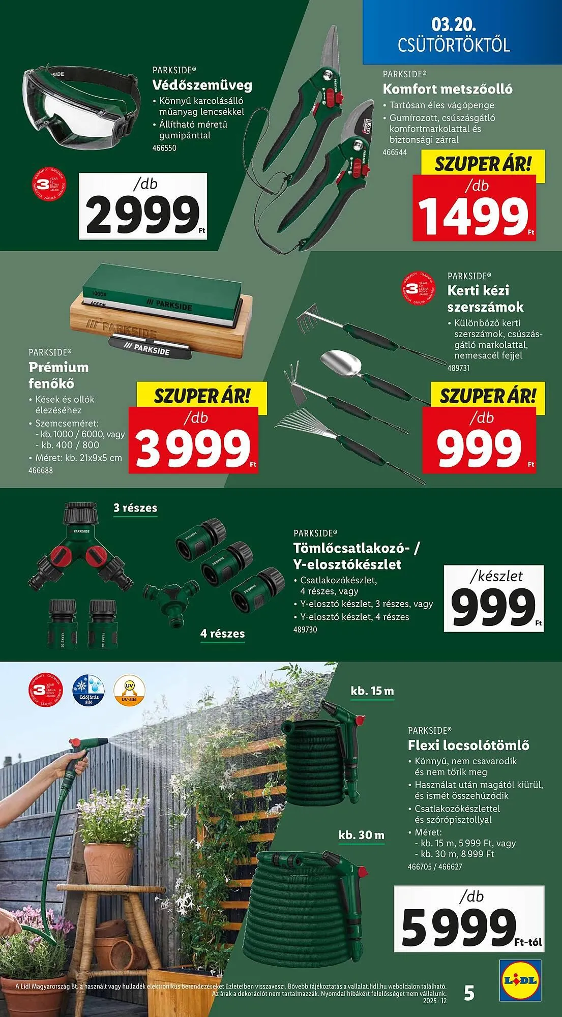 Katalógus Lidl akciós újság március 20.-tól március 26.-ig 2025. - Oldal 5