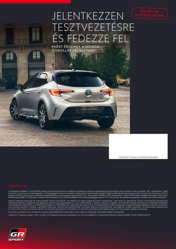 Katalógus Toyota Corolla Hatchback MC23 július 24.-tól július 24.-ig 2025. - Oldal 9