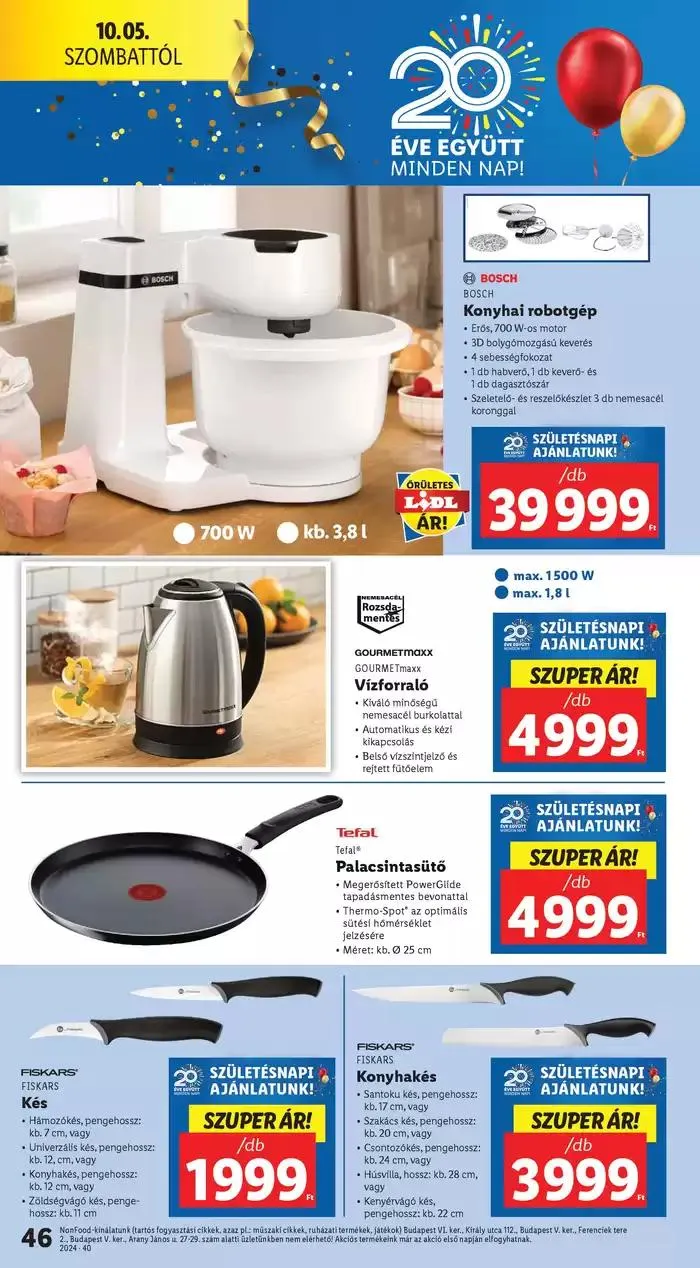 Katalógus Akciós újság – 40. hét október 3.-tól október 9.-ig 2024. - Oldal 46