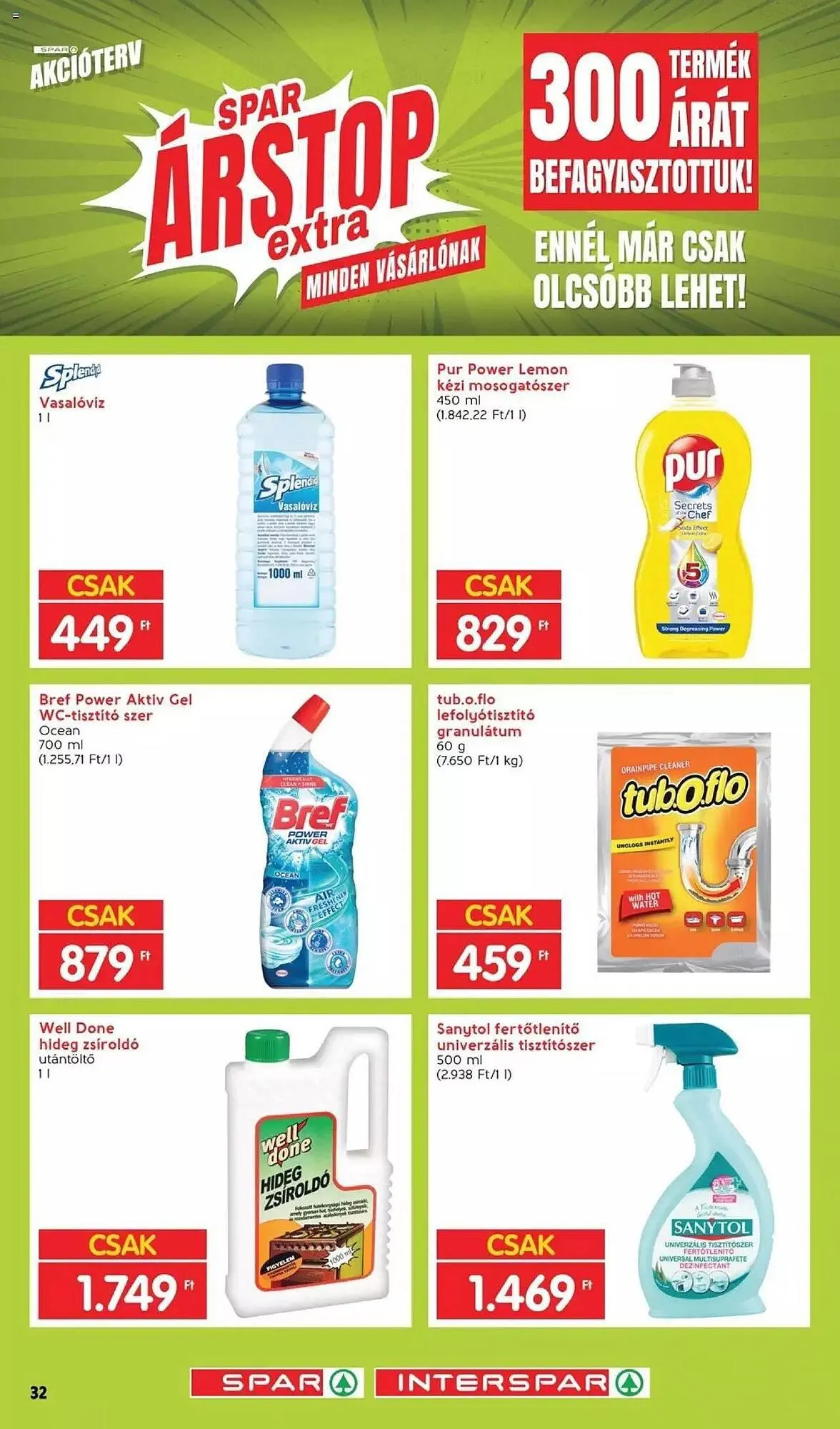 Katalógus Interspar akciós újság augusztus 1.-tól szeptember 30.-ig 2023. - Oldal 32
